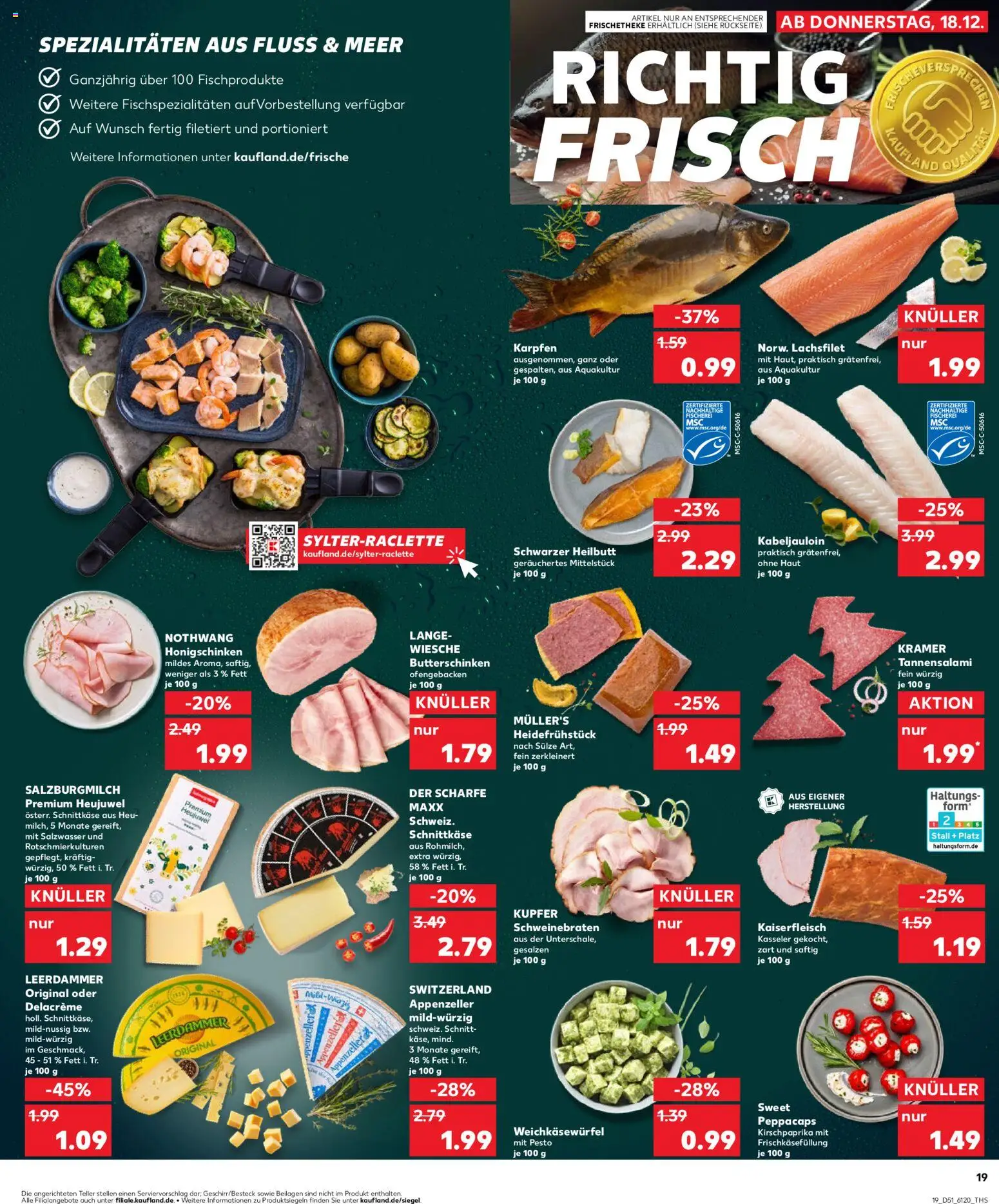 Kaufland prospekt Bremen	 – gültig ab 21.12.2025 | Seite: 19 | Produkte: Leerdammer, Salami