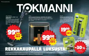 Tokmanni-mainoslehti voimassa 06.10.2025 alkaen