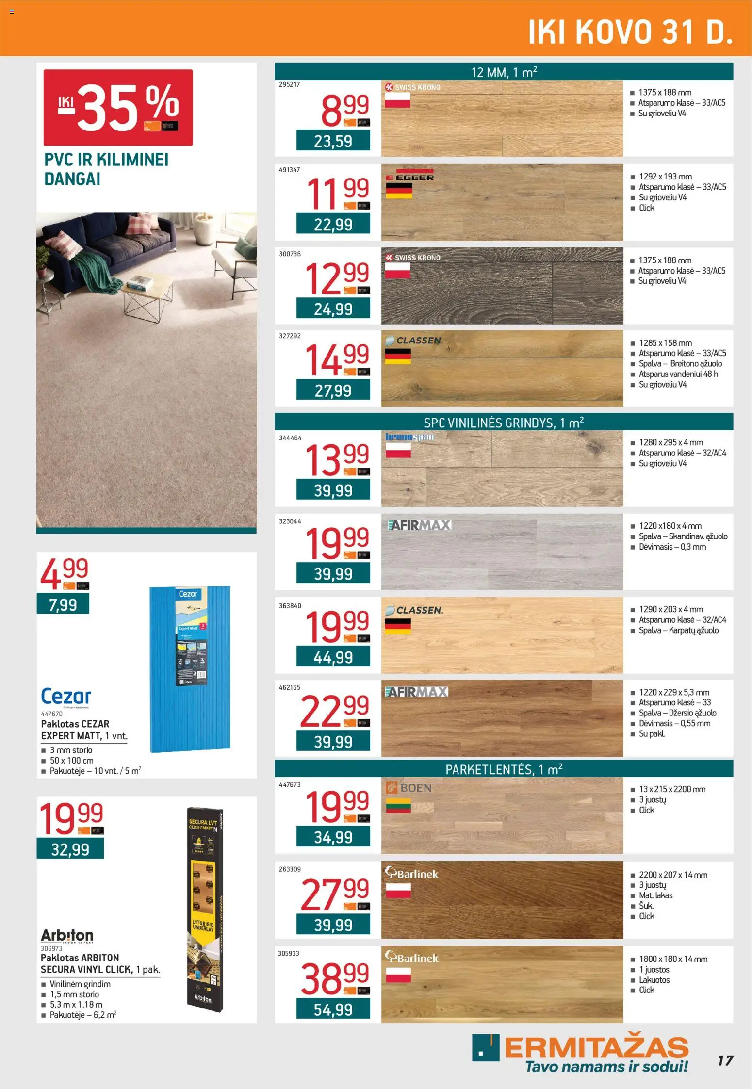 ERMITAŽAS akcijos nuo 02.03.2026 | Puslapis: 17