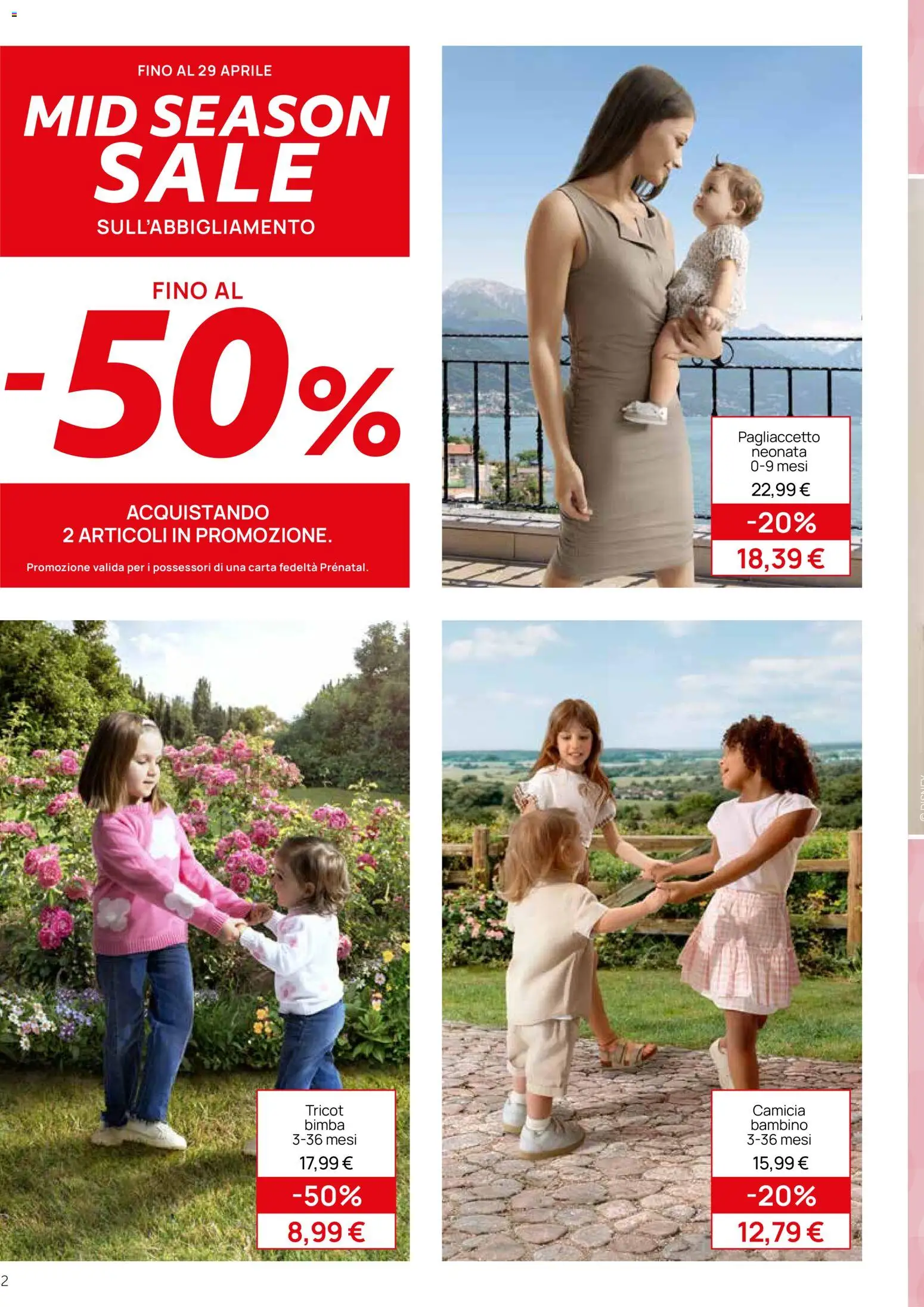 Volantino Prenatal del 17.04.2026 | Pagina: 2 | Prodotti: Camicia, Sale