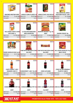 KIT KAT Cash & Carry Weekly Traders Special │ valid from 10.07.2025 | Page: 5 | Products: Corn, Coke, Oats, Fanta