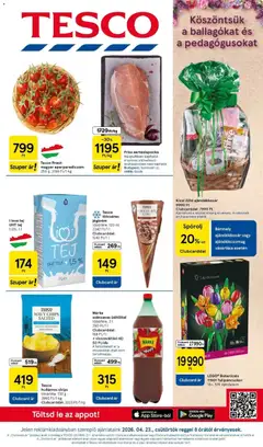 Tesco akciós újság - amely érvényes a következő dátumtól: 23.04.2026
