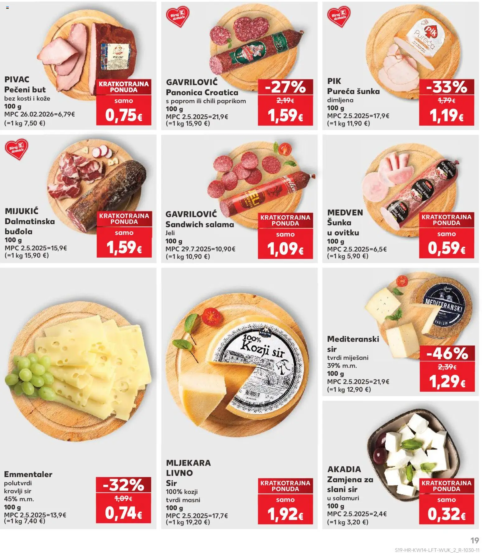 Kaufland HR akciós ujság - amely érvényes a következő dátumtól: 01.04.2026 | Oldal: 19