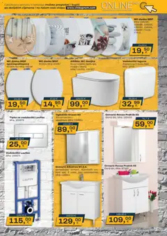 Katalog Vinkoprom - Pregled kataloga iz trgovine Vinkoprom, vrijedi od 16.03.2026 | Stranica: 21 | Proizvodi: Ogledalo, WC daska, Vodokotlić, Wc školjka