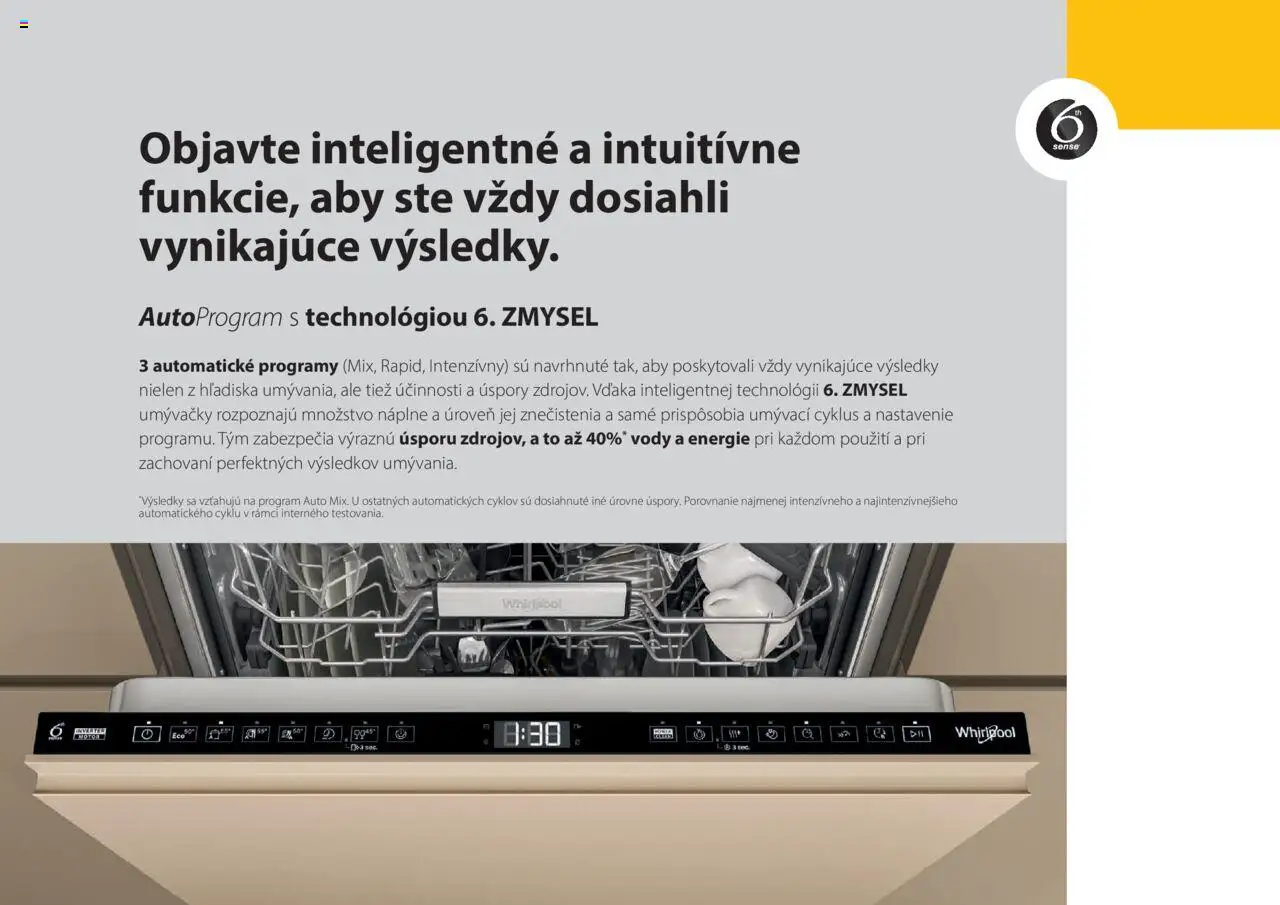 Nové Whirlpool akcie – leták je platný od 01.01.2025 | Strana: 8 | Produkty: Umývačka riadu, Umývačka