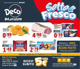 Anteprima del volantino Decò MaxiStore - Vitulazio catalogo valido a partire dal 23.02.2026