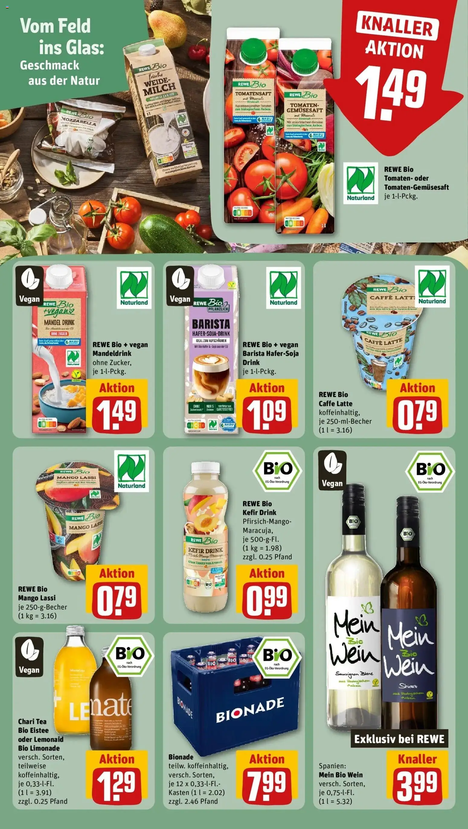 Rewe prospekt Harzgerode	 – gültig ab 16.02.2026 | Seite: 21 | Produkte: Milch, Gemüse, Zucker, Wein