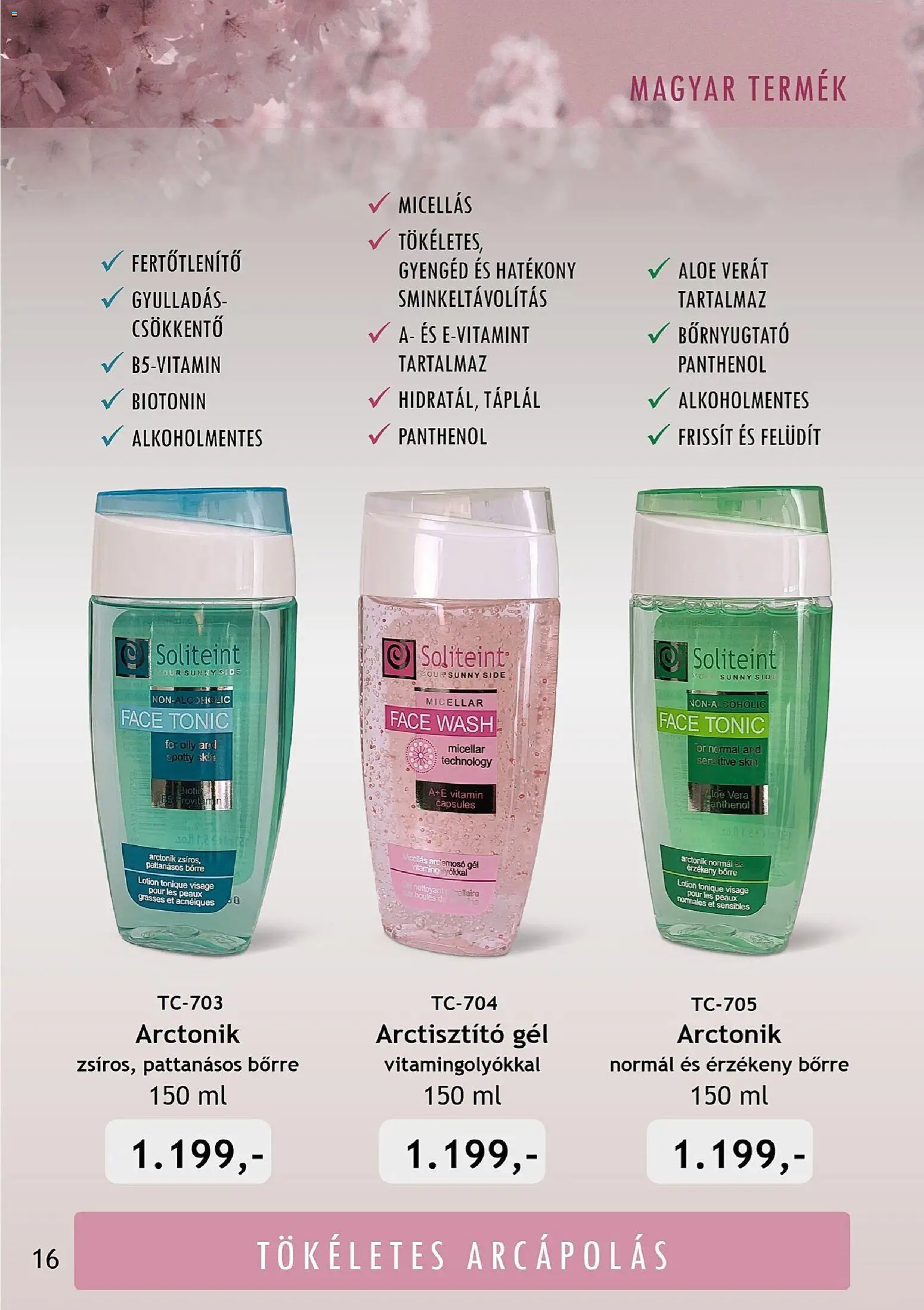 Betly akciós ujság - amely érvényes a következő dátumtól: 22.02.2026 | Oldal: 16 | Termékek: Tonic, Aloe vera