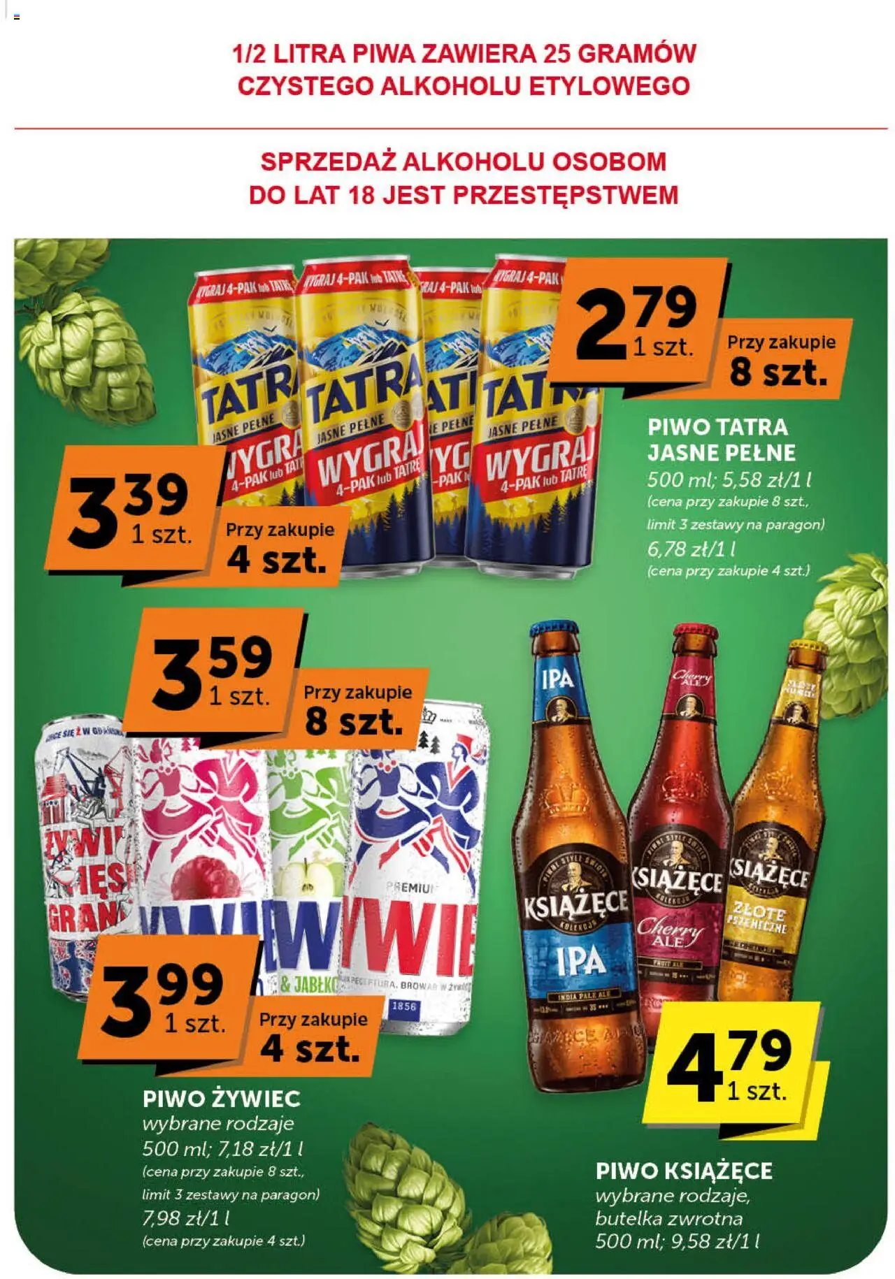 Groszek Gazetka od 18.09.2025 | Strona: 59 | Produkty: Piwo