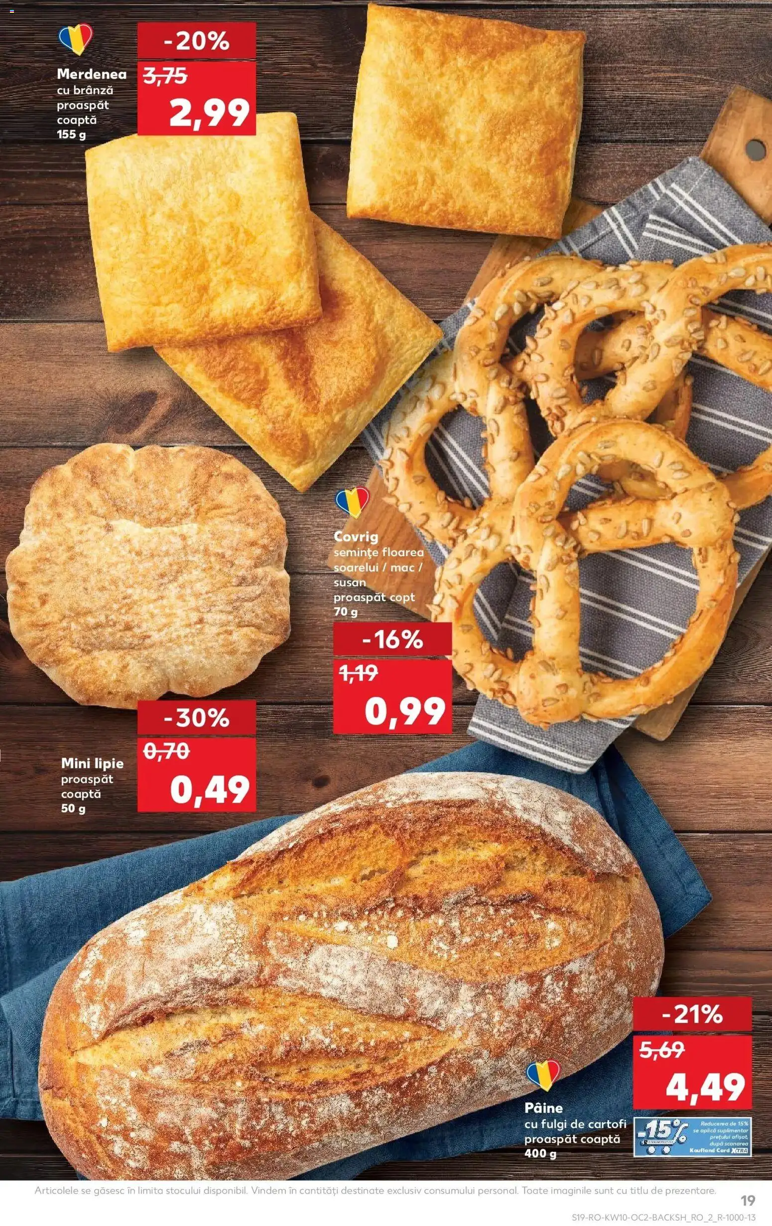 Noul catalog Kaufland – valabil de la 04.03.2026 | Pagină: 19 | Produse: Semințe, Brânză, Cartofi, Bant