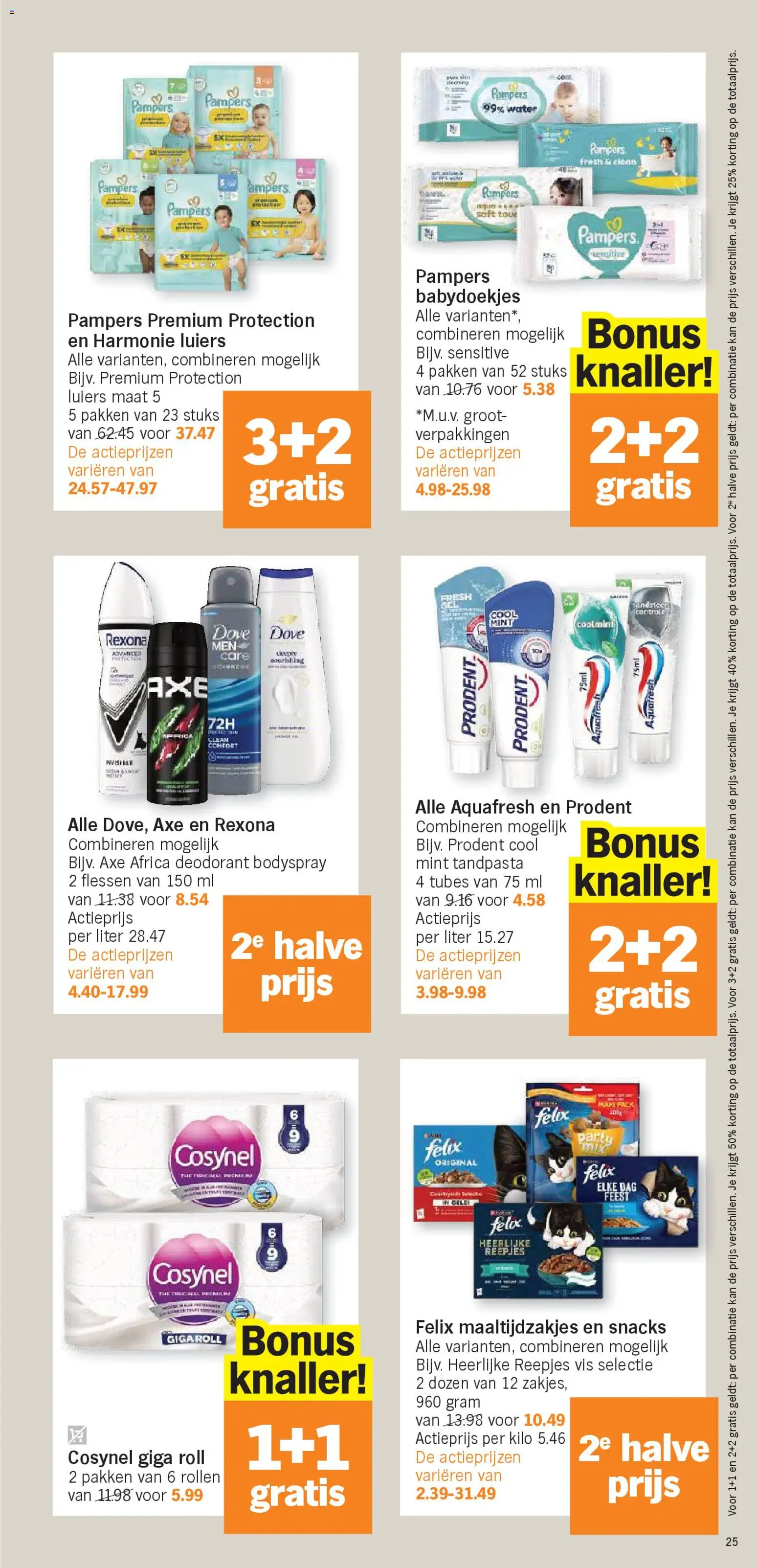 {H1} | Pagina: 25 | Producten: Vis, Pampers, Toilet, Snacks