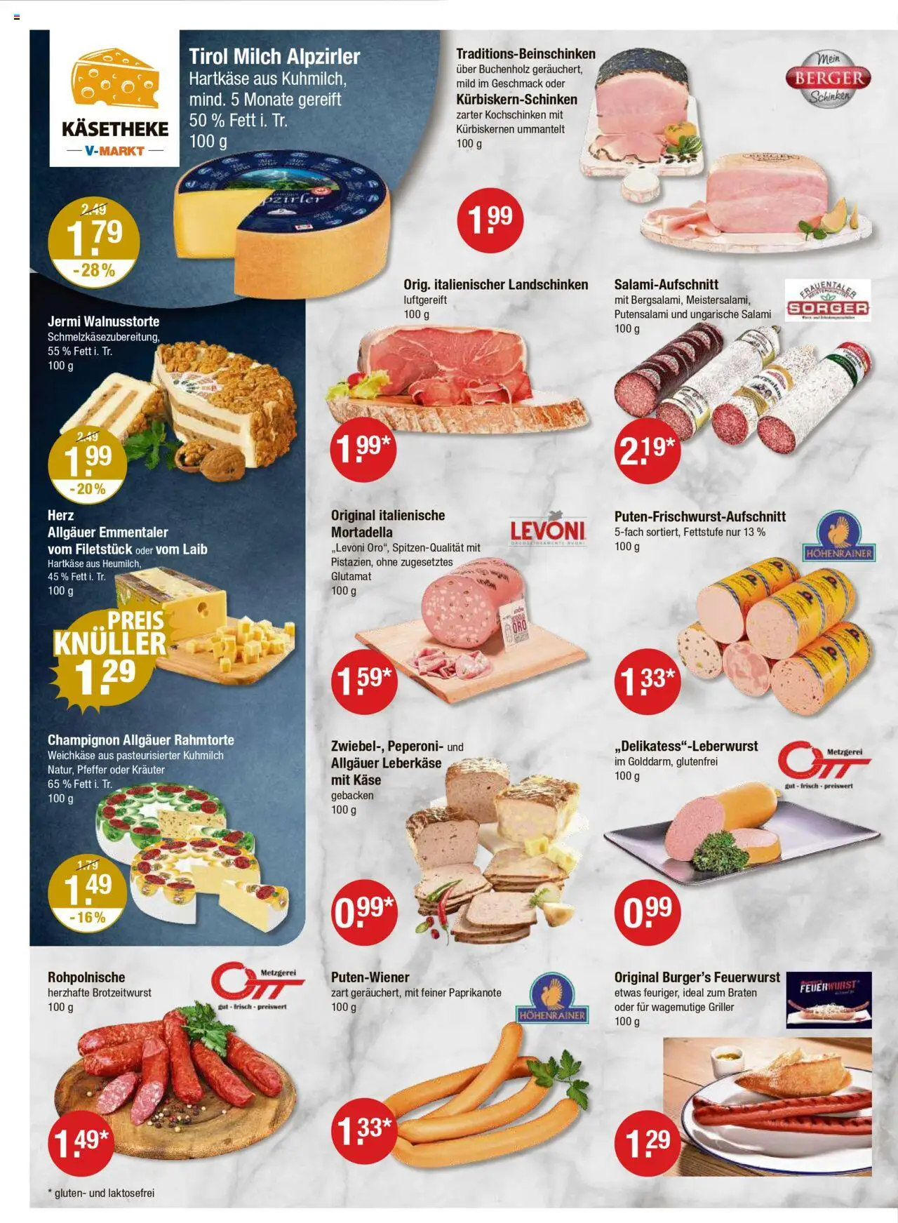 V-Markt - Hallertau / Oberpfalz – gültig ab 09.10.2025 | Seite: 2 | Produkte: Milch, Schinken, Griller, Leberkase