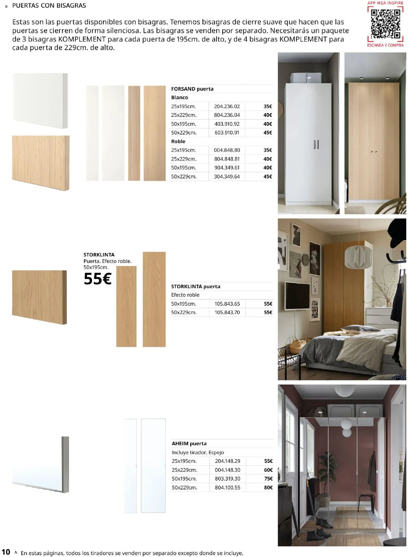 Catálogo IKEA Pax y Komplement │ válido desde el 01.02.2026 | Página: 10 | Productos: Espejo