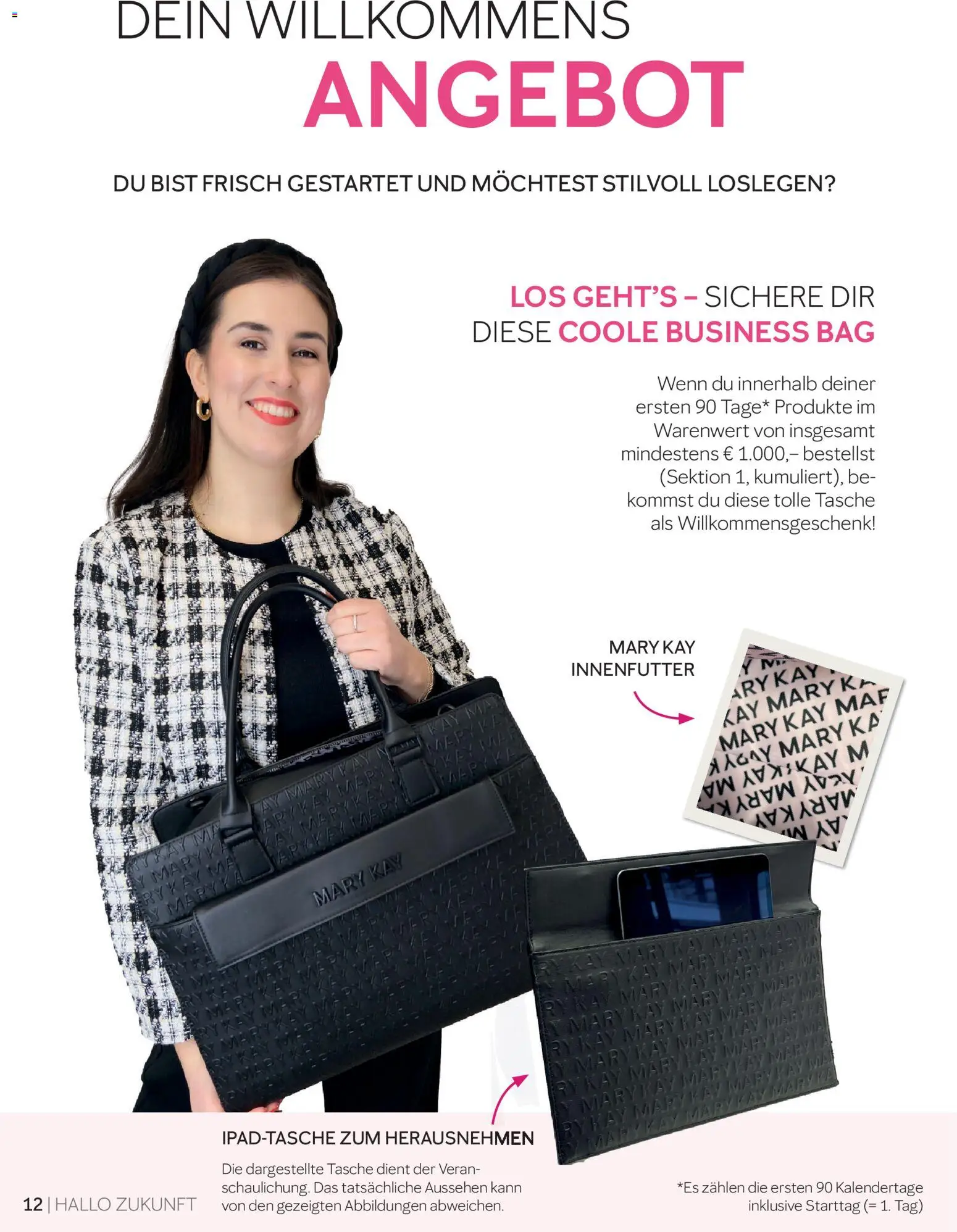Mary Kay  Hallo Zukunft! – gültig ab 31.03.2025 | Seite: 12 | Produkte: Tasche