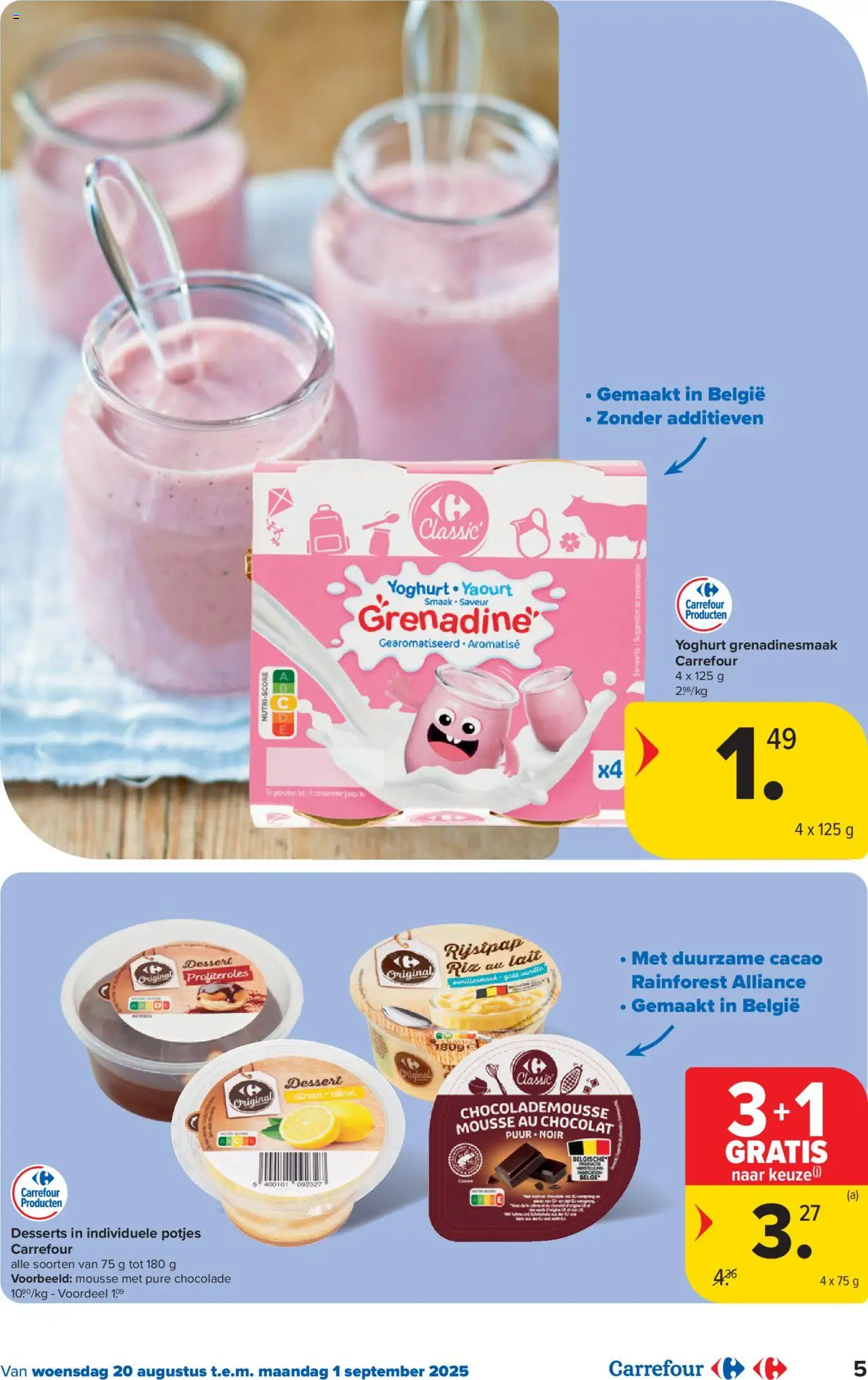  | Pagina: 5 | Producten: Rooibos tea, Yoghurt, Chocolade