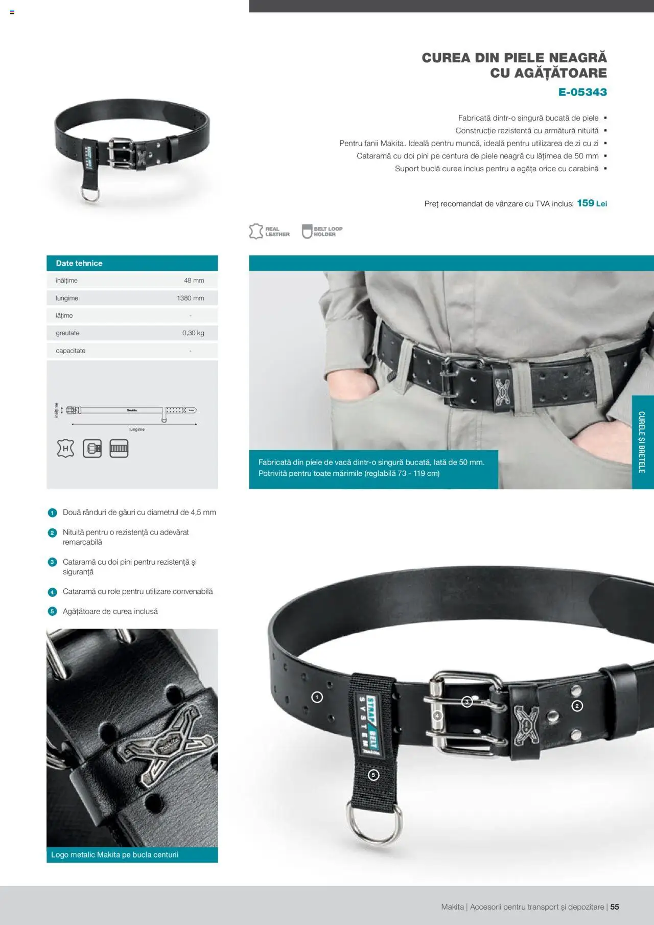Makita catalog - Accesorii pentru transport si depozitare   – valabil de la 06.09.2021 | Pagină: 55