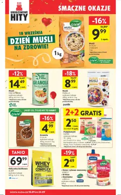 Intermarche Gazetka od 18.09.2025 | Strona: 34 | Produkty: Owsianka, Granola, Musli, Odżywka