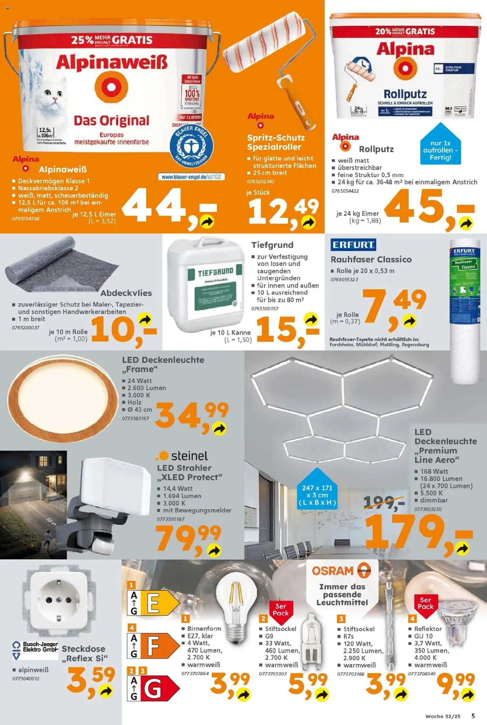 Globus Baumarkt prospekt Wittlich	 – gültig ab 22.12.2025 | Seite: 5 | Produkte: Steckdose