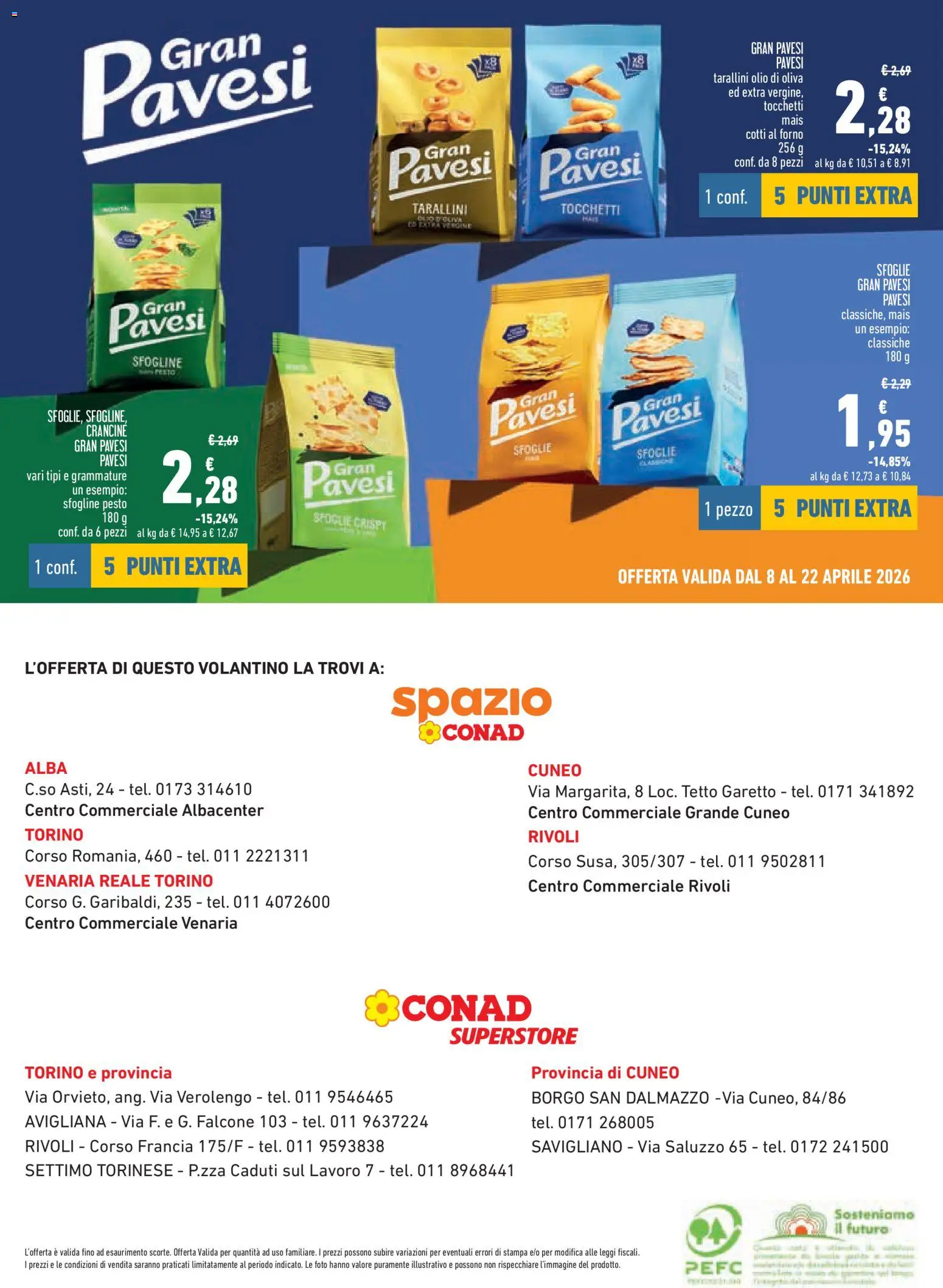 Volantino Conad del 26.03.2026 | Pagina: 16 | Prodotti: Pesto, Mais, Stampa, Olio di Oliva