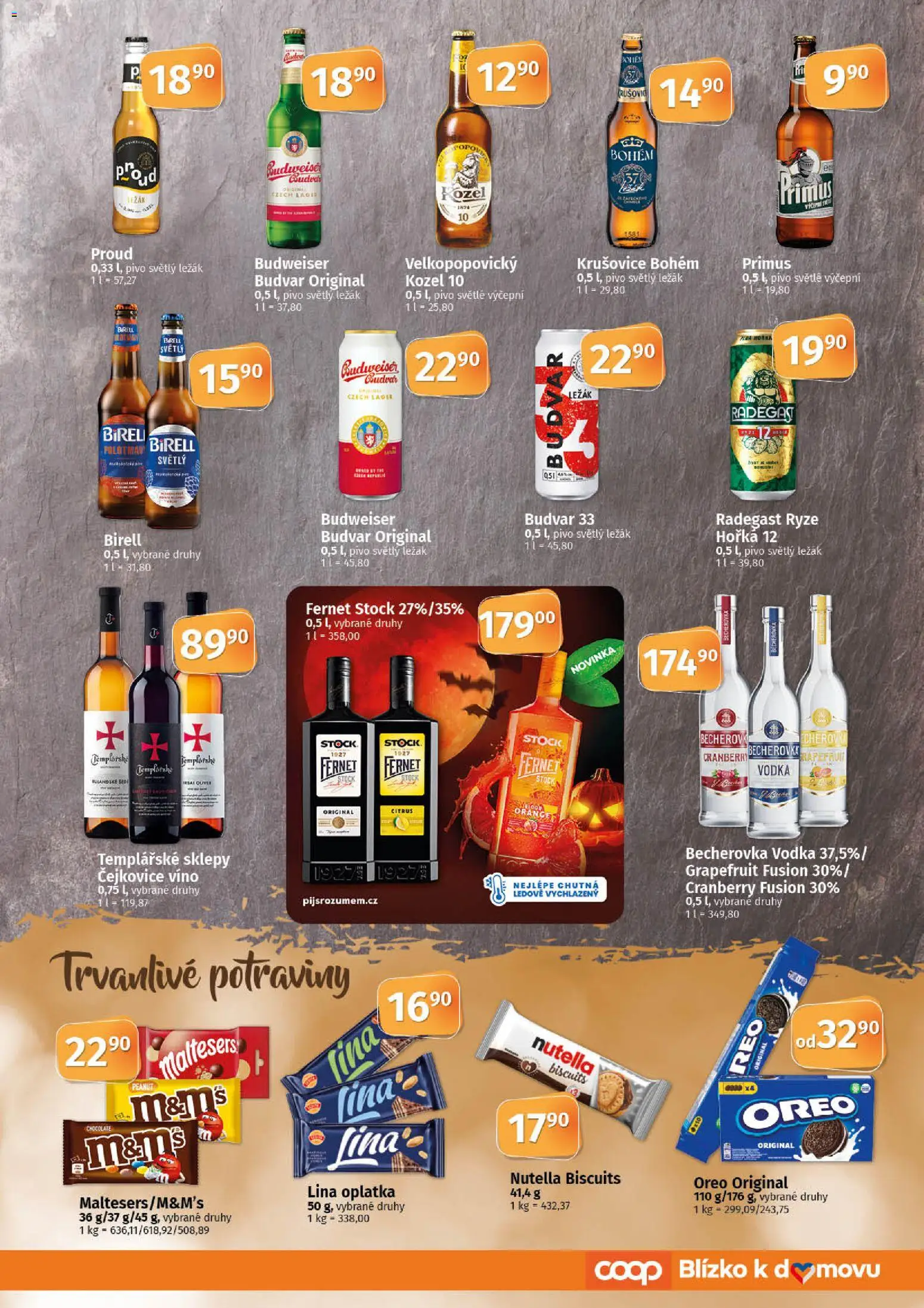 Coop leták - Tuty od 05.11.2025 | Strana: 7 | Produkty: Víno, Kozel 10, Fernet, Radegast