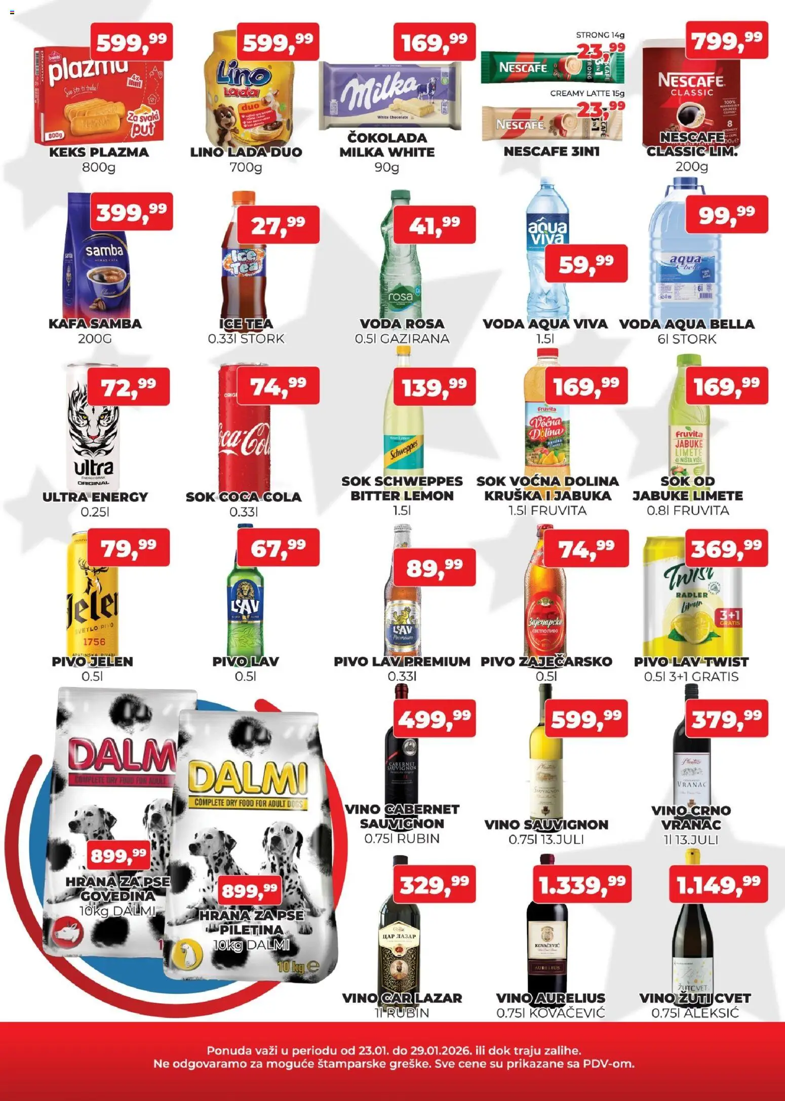 Plus Cash & Carry katalog - važi od 23.01.2026 | Strana: 3 | Proizvode: Vranac, Plazma, Kafa, Jabuke