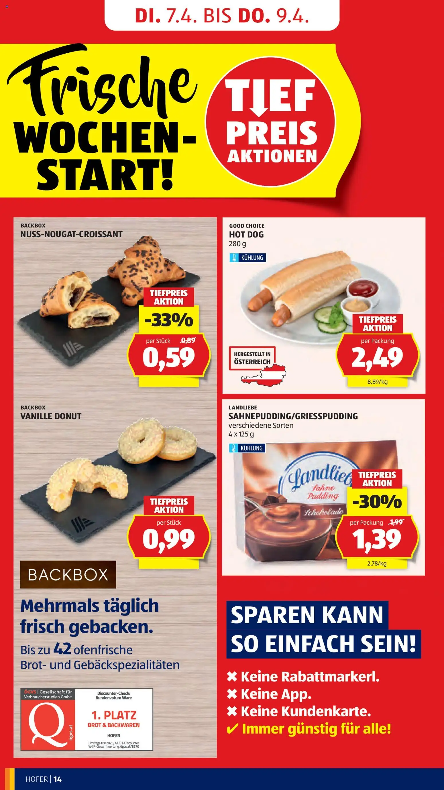 Hofer Flugblatt gültig ab 01.04.2026 | Seite: 16