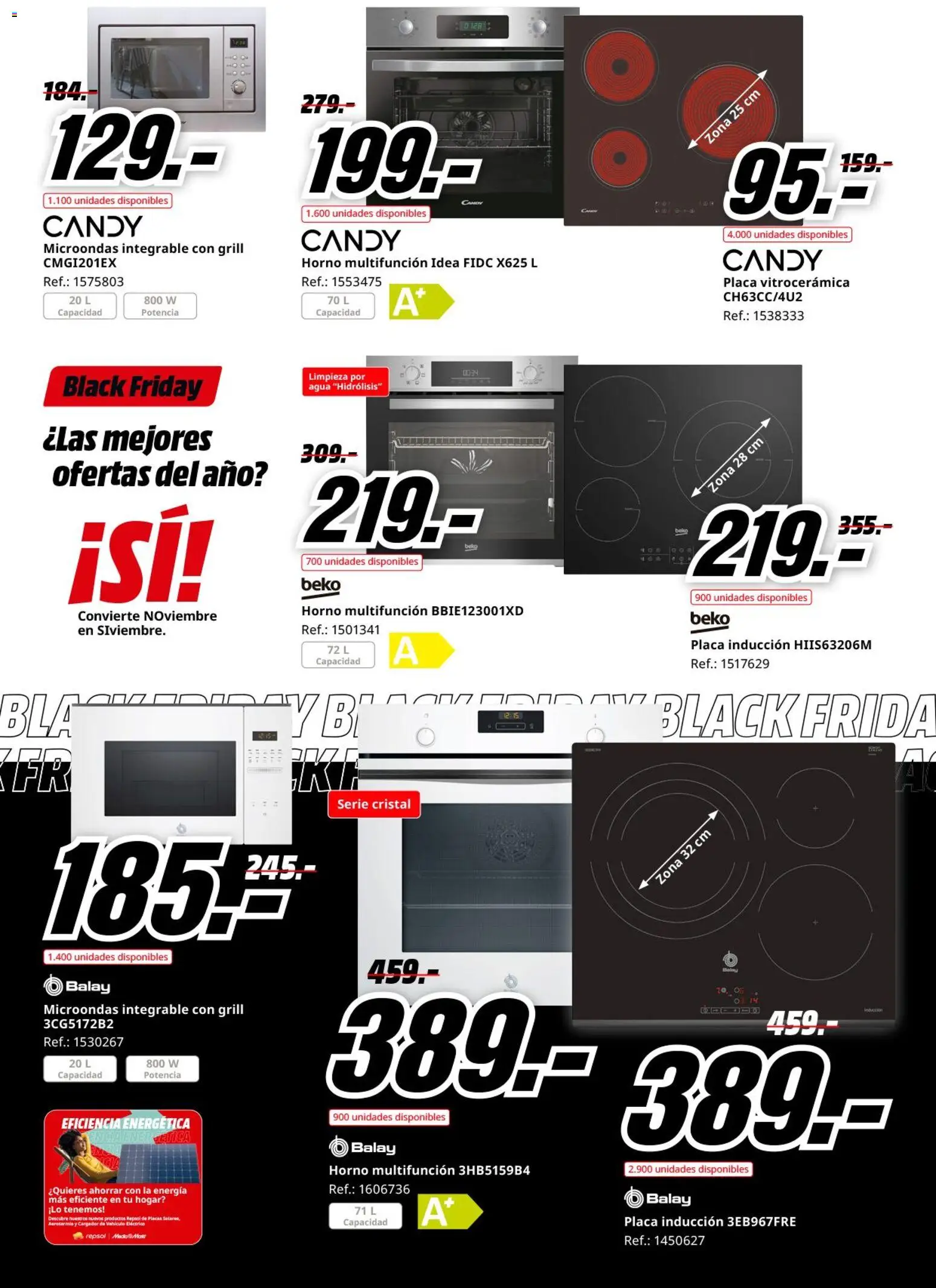 Media Markt Black Friday │ válido desde el 21.11.2025 | Página: 25 | Productos: Horno