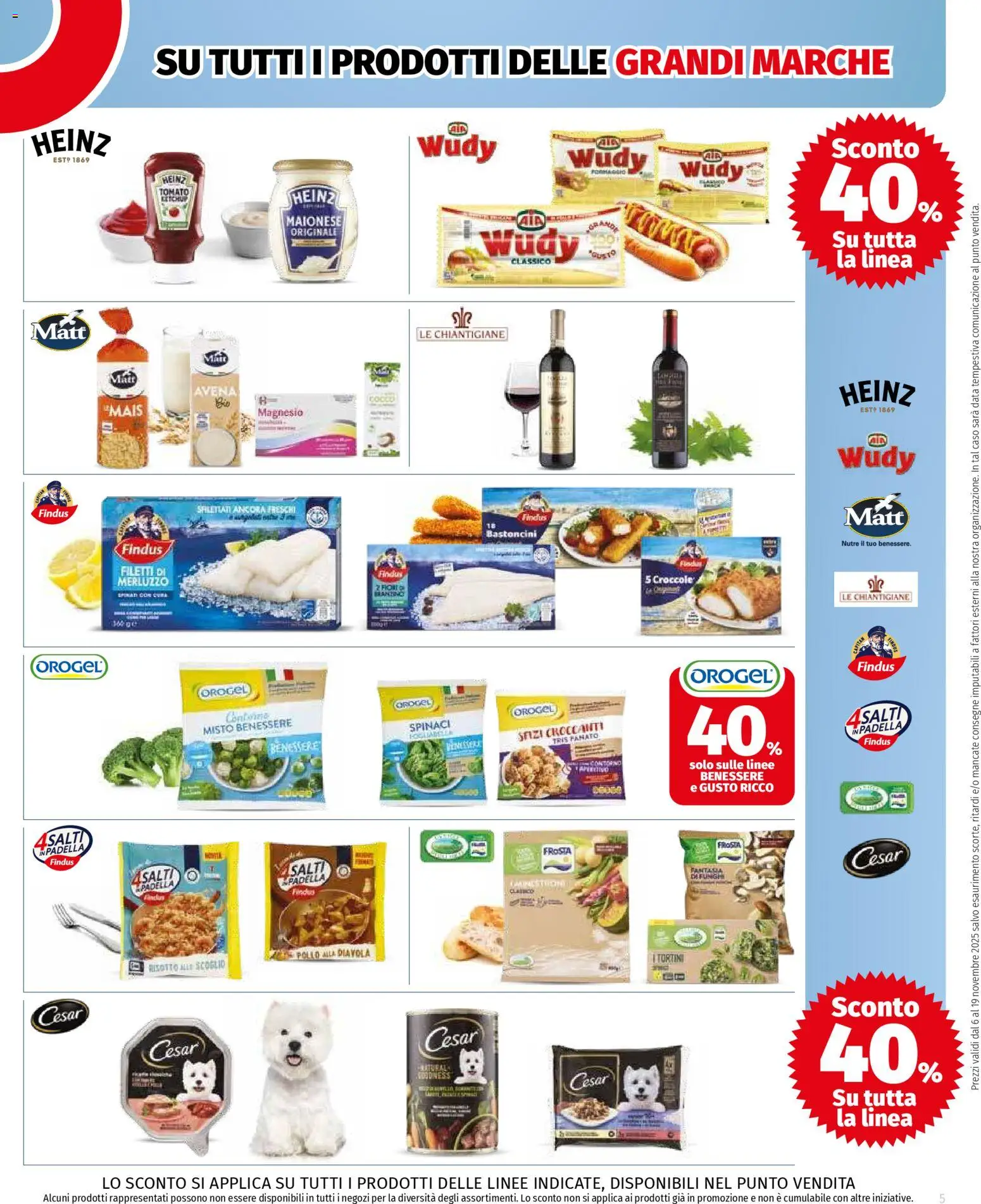 Volantino COOP del 06.11.2025 | Pagina: 5 | Prodotti: Pollo, Merluzzo, Mais, Padella