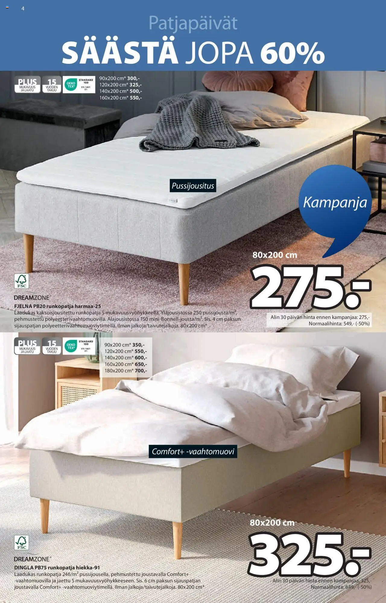  | Sivu: 4 | Tuotteet: Runkopatja