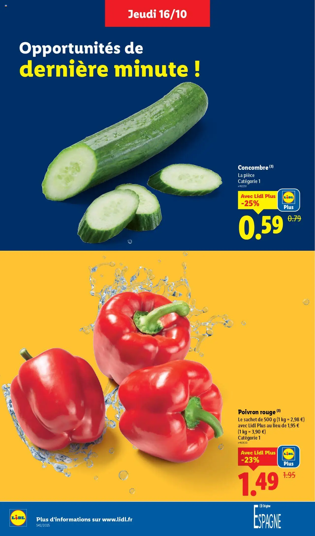 {H1} | Page: 4 | Produits: Concombre, Poivron