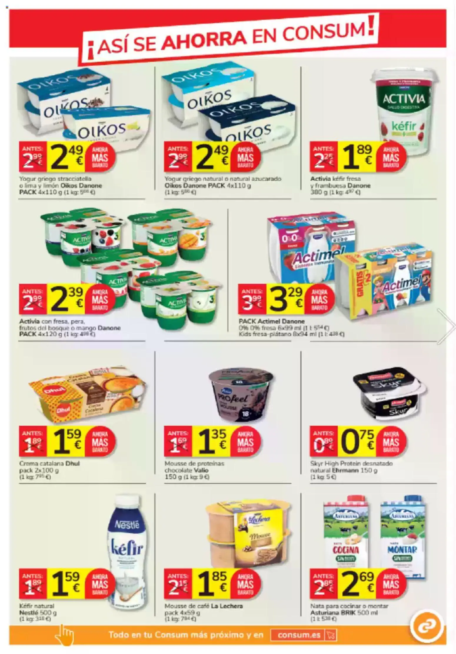 Consum folleto │ válido desde el 23.10.2025 | Página: 5 | Productos: Πιατοθήκη, Chocolate, Crema, Ρούτερ