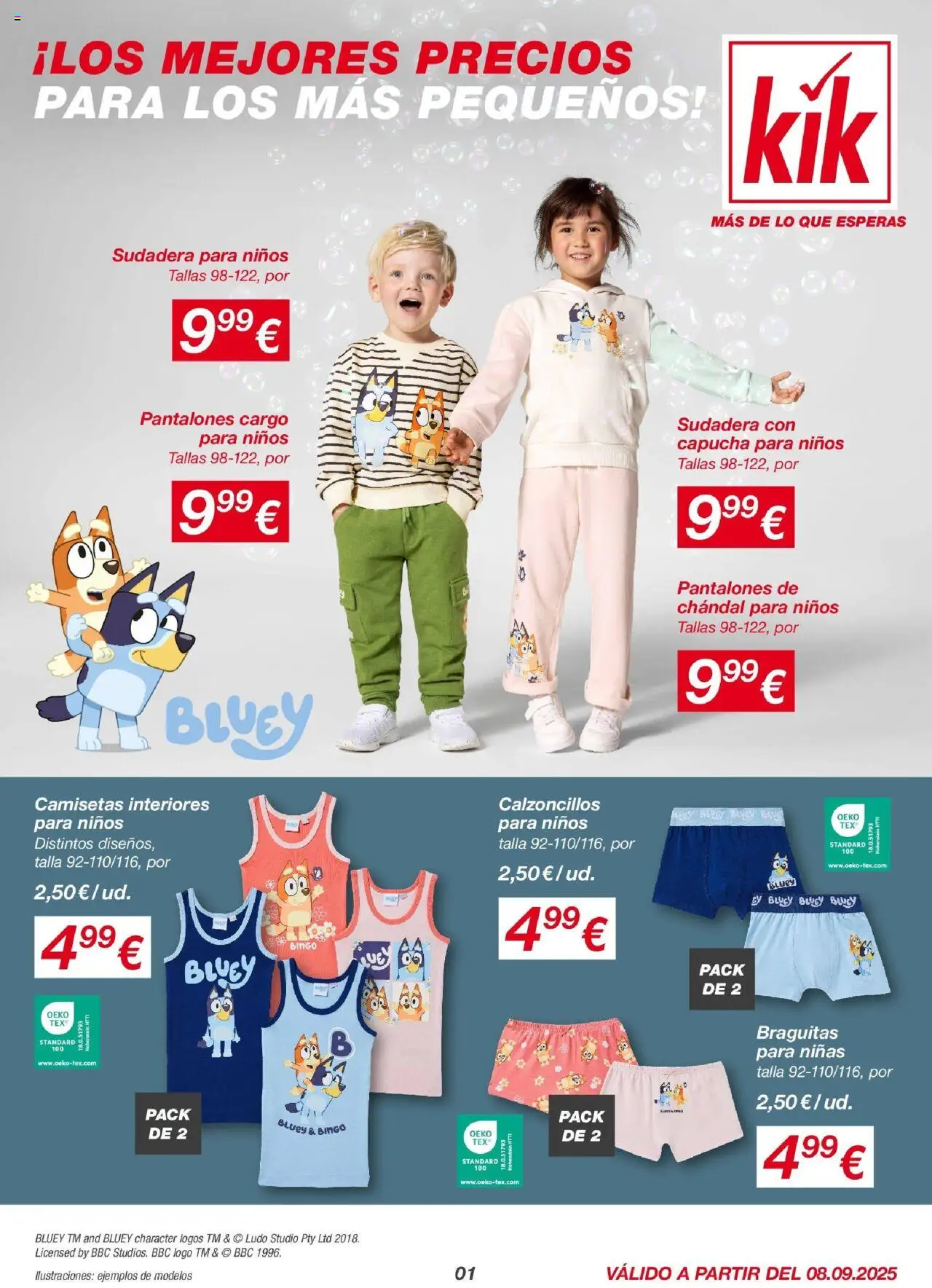 KIK - folleto │ válido desde el 07.09.2025 | Página: 1 | Productos: Sudadera, Pantalones