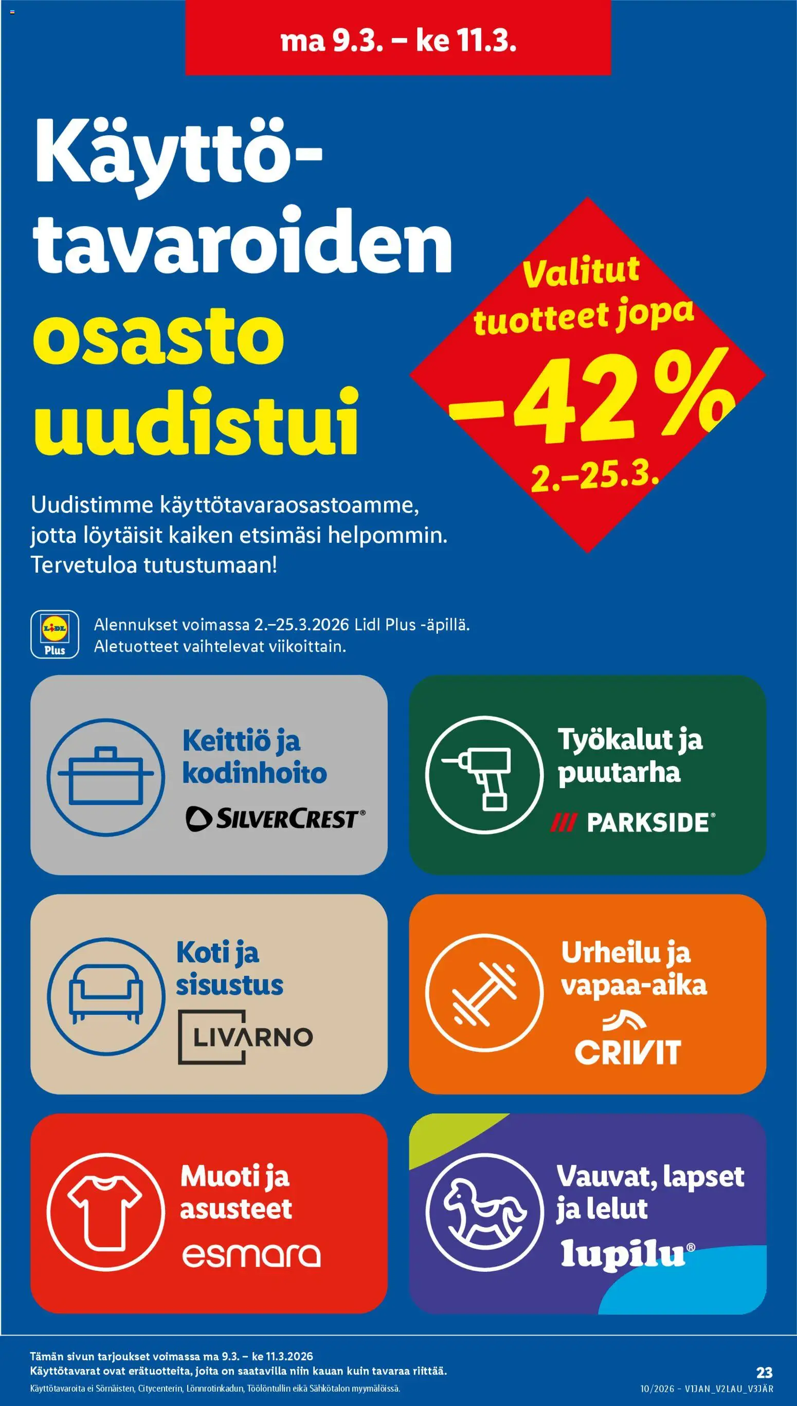 Lidl tarjoukset - Tampere – voimassa 05.03.2026 alkaen | Sivu: 31 | Tuotteet: Keittiö