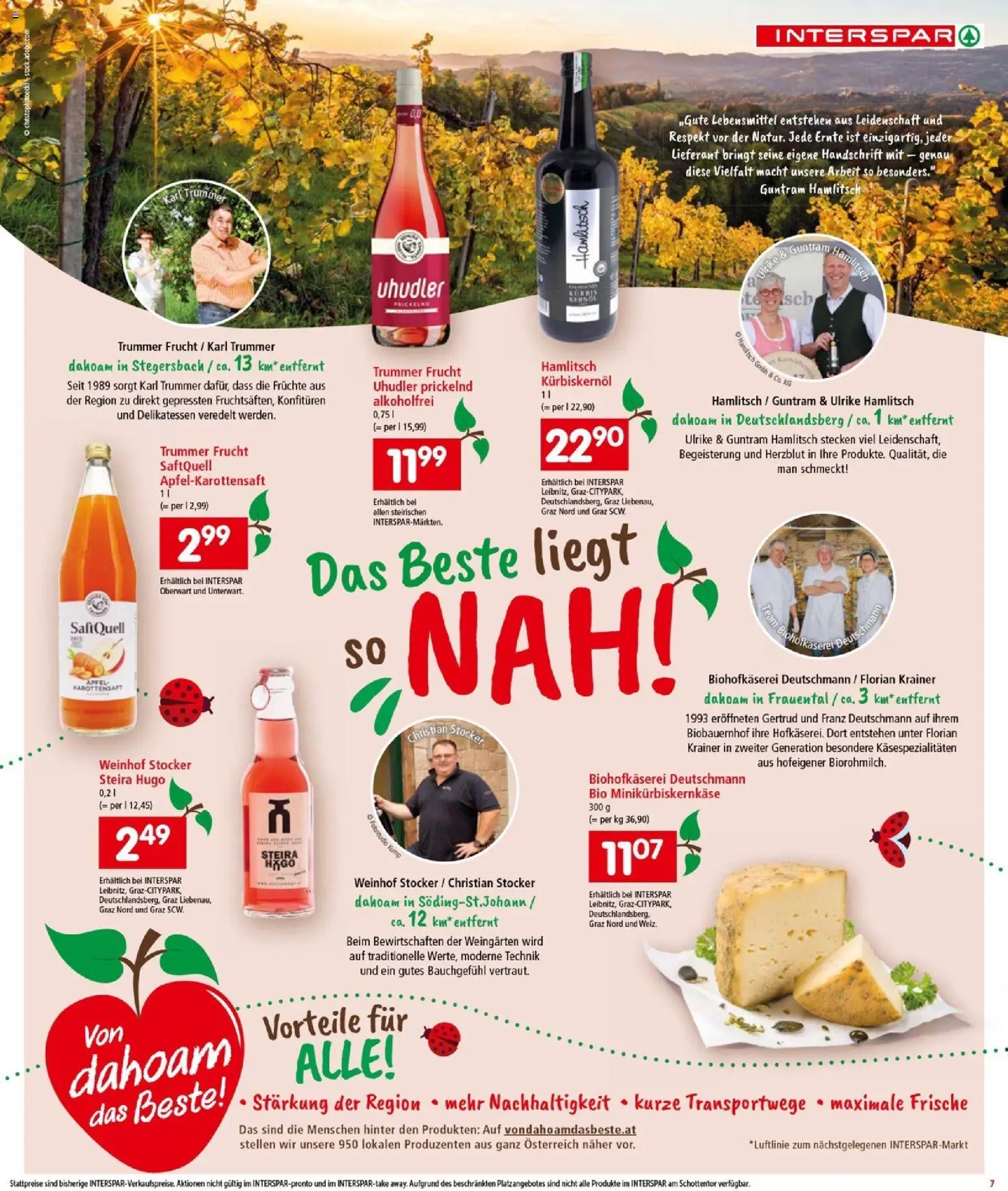 Interspar Flugblatt - Burgenland Sued gültig ab 05.03.2026 | Seite: 7 | Produkte: Libacomb, Äpfel