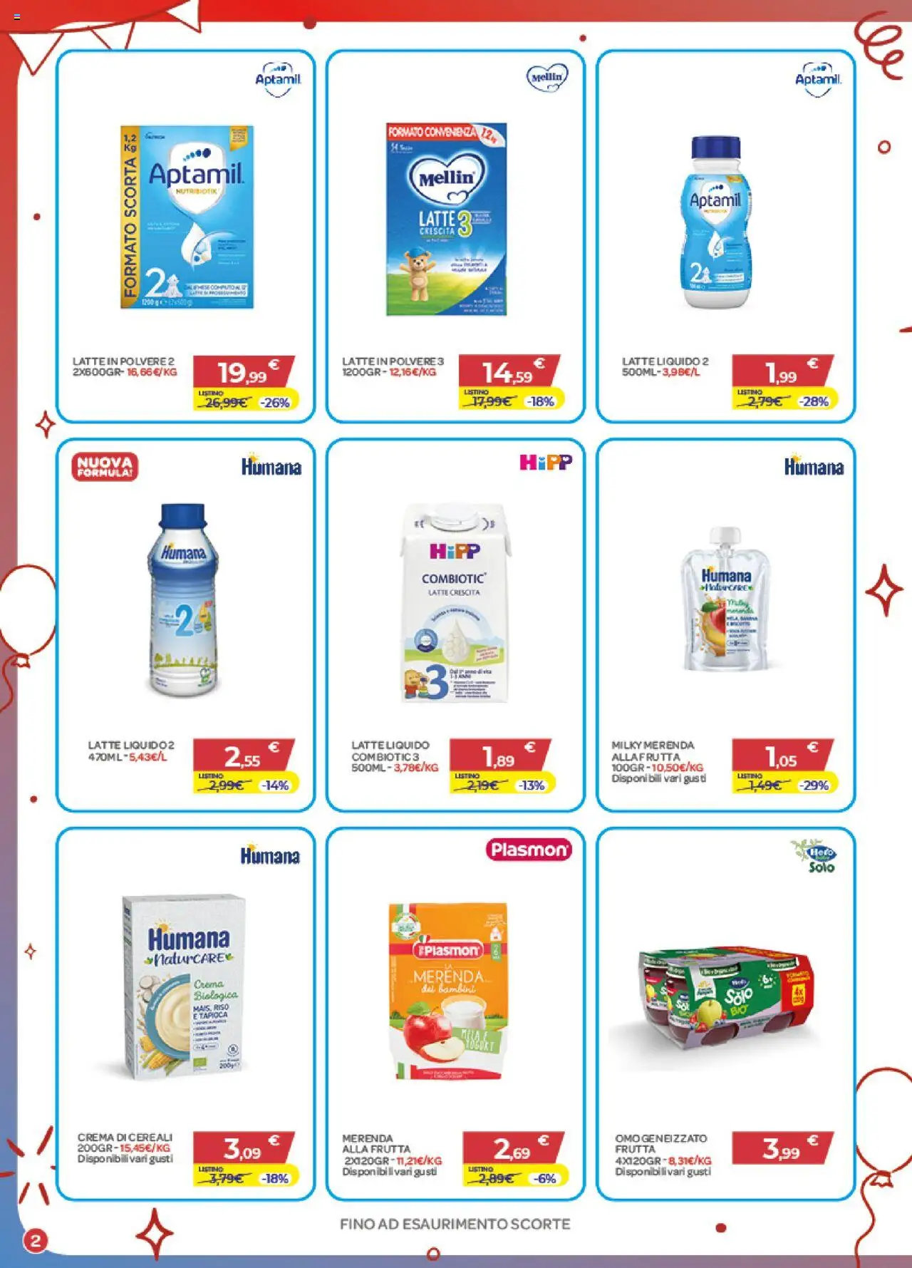 Volantino Bimbo store del 02.10.2025 | Pagina: 2 | Prodotti: Crema, Riso, Cereali, Latte