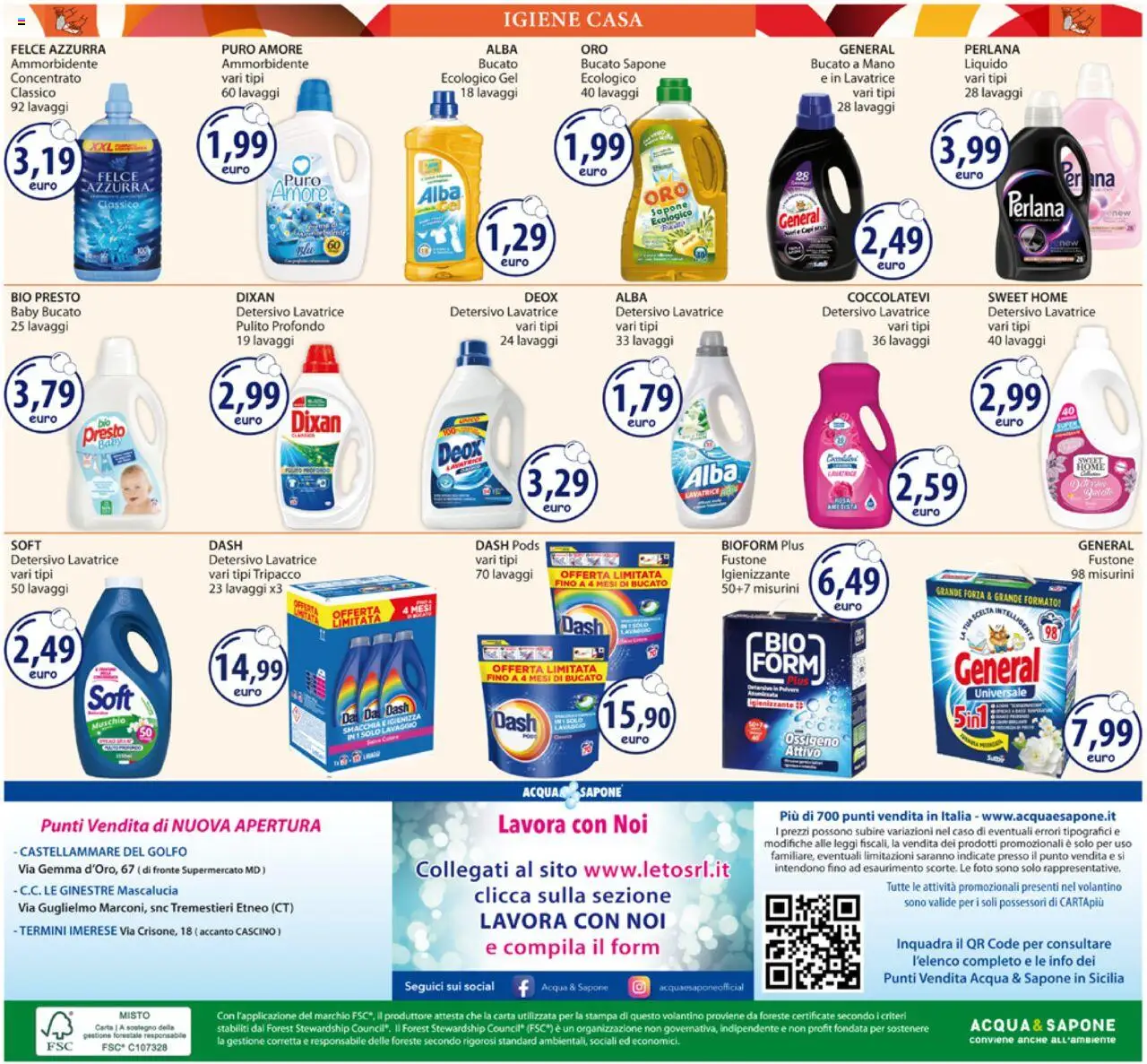 Volantino Acqua e Sapone del 08.09.2025 | Pagina: 20 | Prodotti: Sapone, Ammorbidente, Acqua, Stampa
