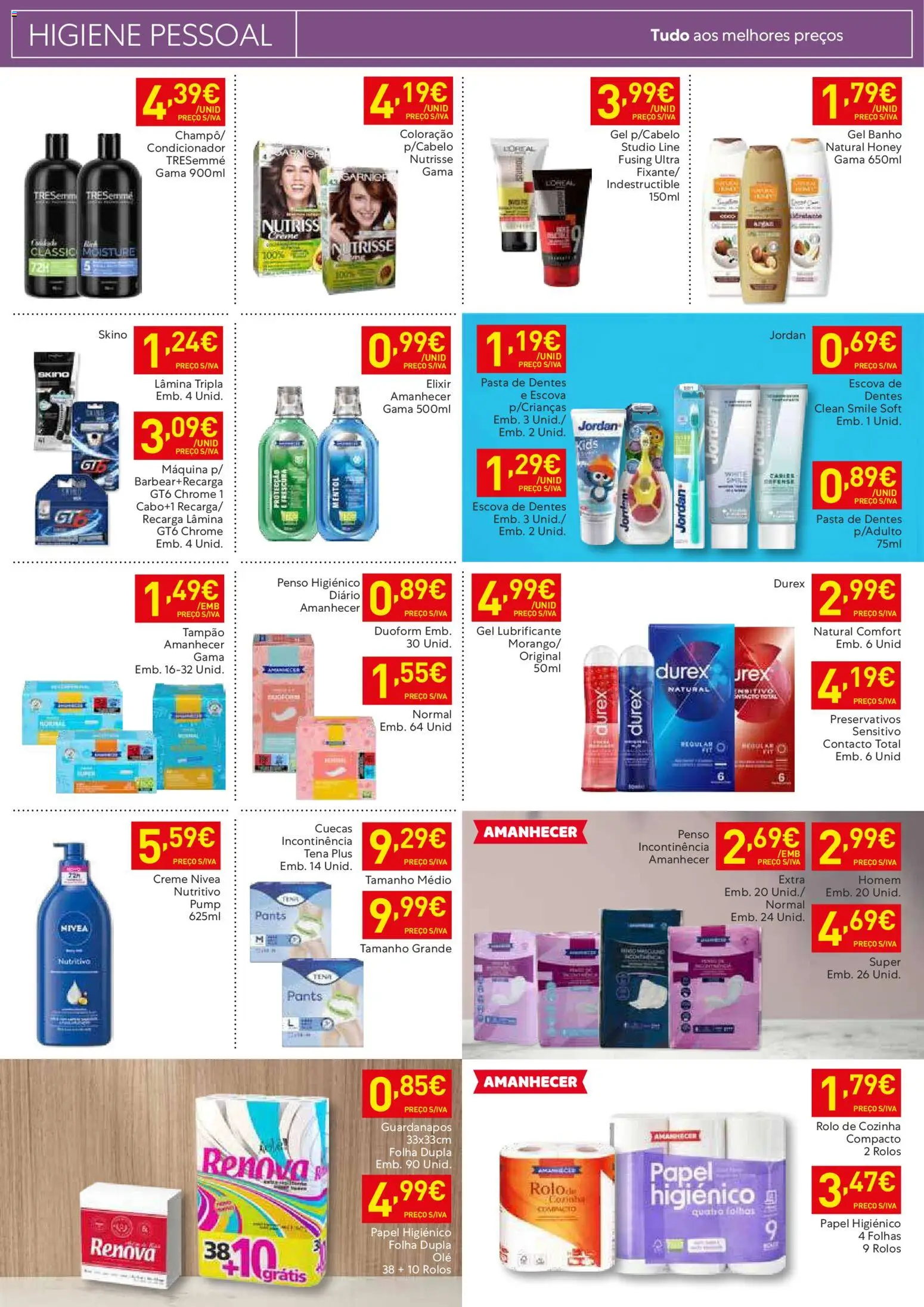 Recheio folheto Madeira │ válido de 13.01.2026 | Página: 13 | Produtos: Guardanapos, Preservativos, Escova de dentes, Cuecas