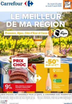 Carrefour - Prévisualisation de Carrefour catalogue : Le meilleur de ma région valide à partir de 22.07.2025