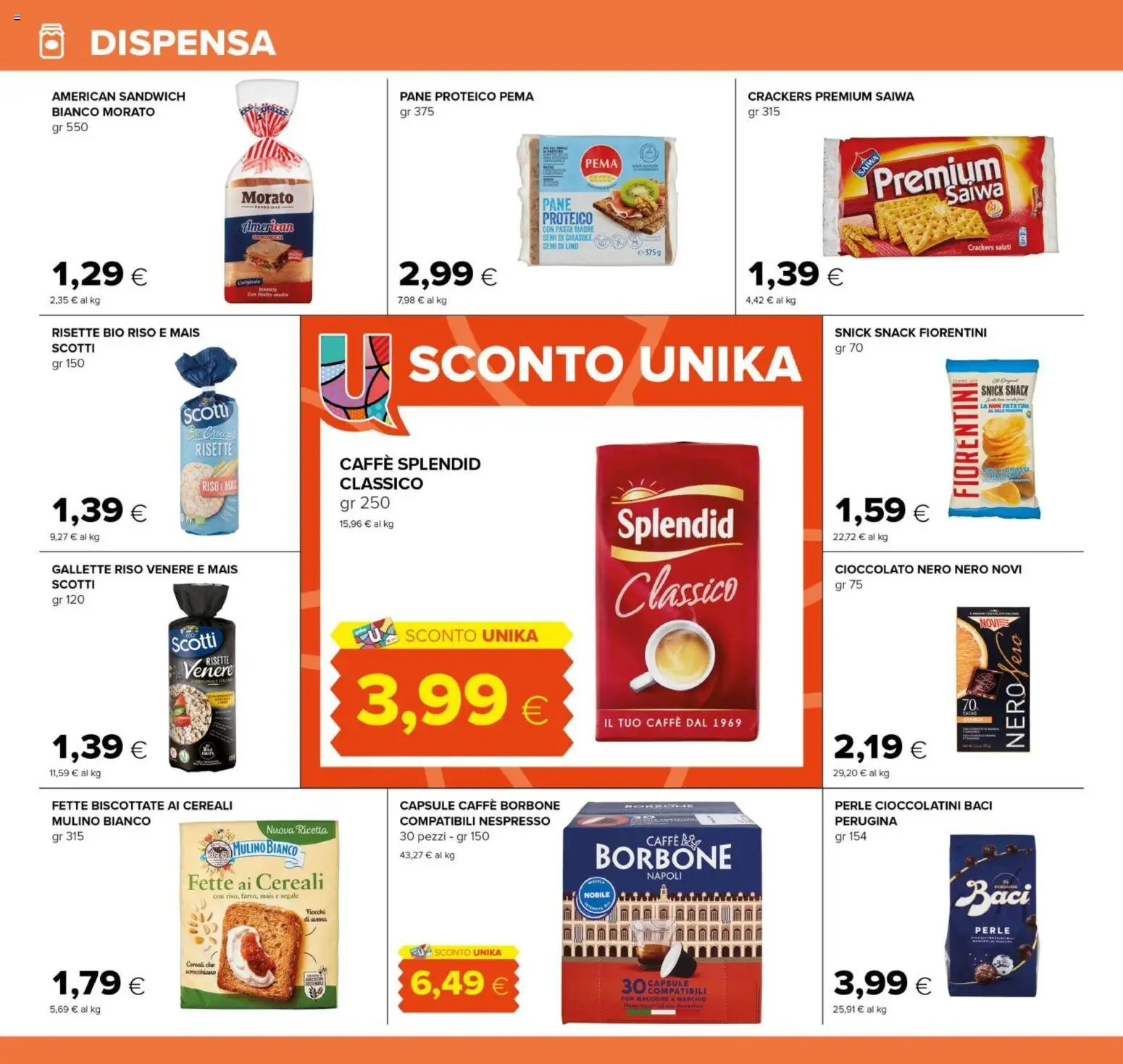 Volantino Tigre del 02.01.2026 | Pagina: 14 | Prodotti: Cereali, Pasta, Crackers, Cioccolatini