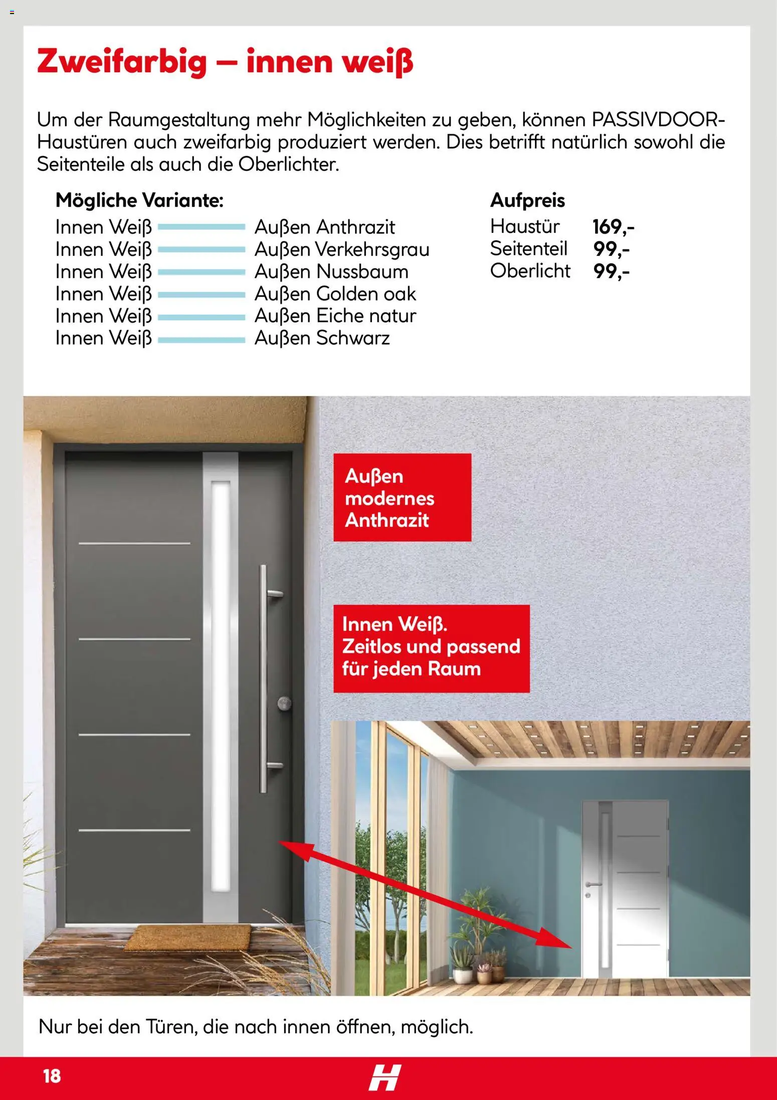 Hellweg Splendoor Innentüren Katalog – gültig ab 05.12.2025 | Seite: 18