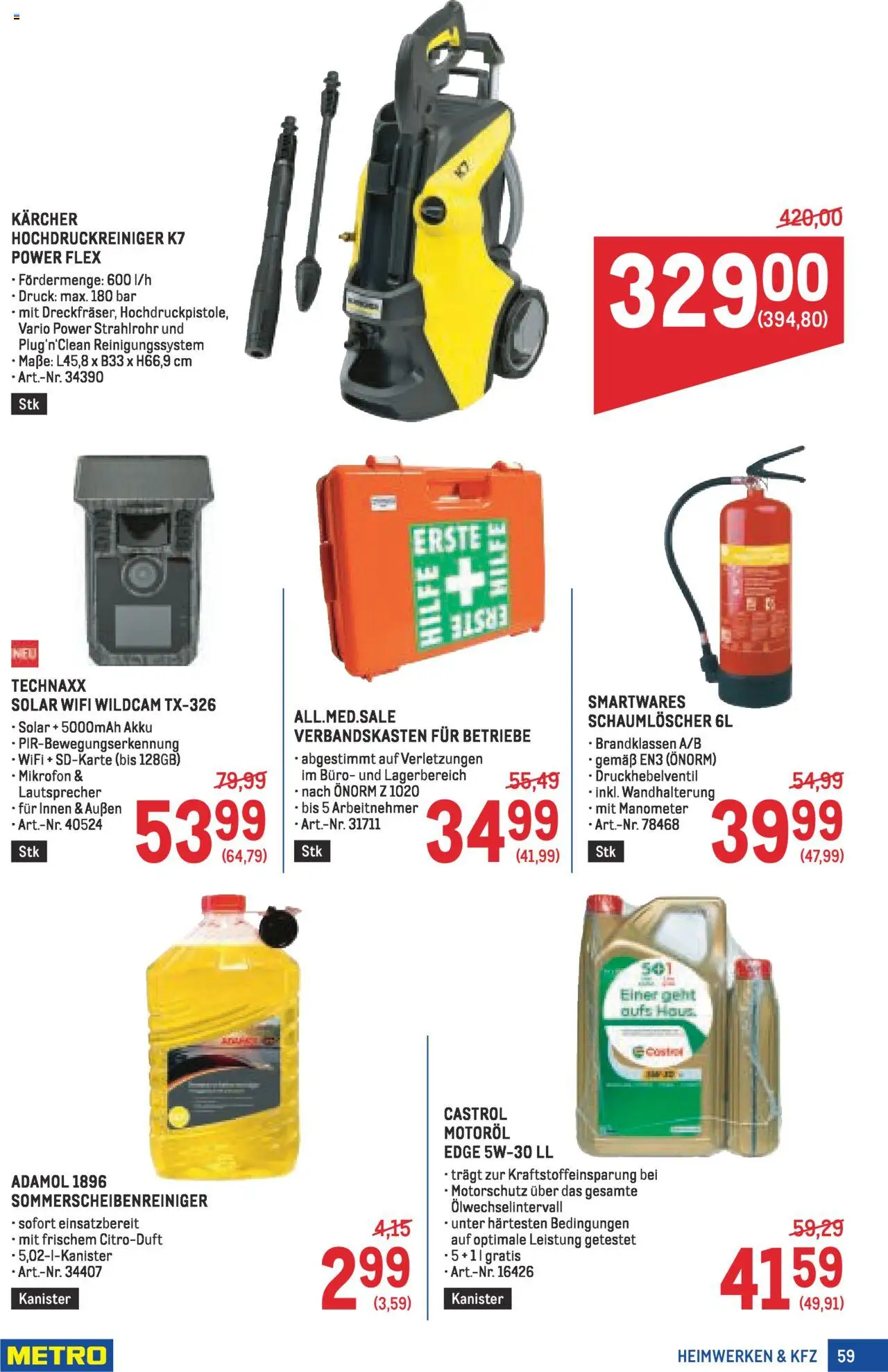 Metro Angebote Profi gültig ab 21.08.2025 | Seite: 59 | Produkte: Mikrofon, Lautsprecher, Manometer