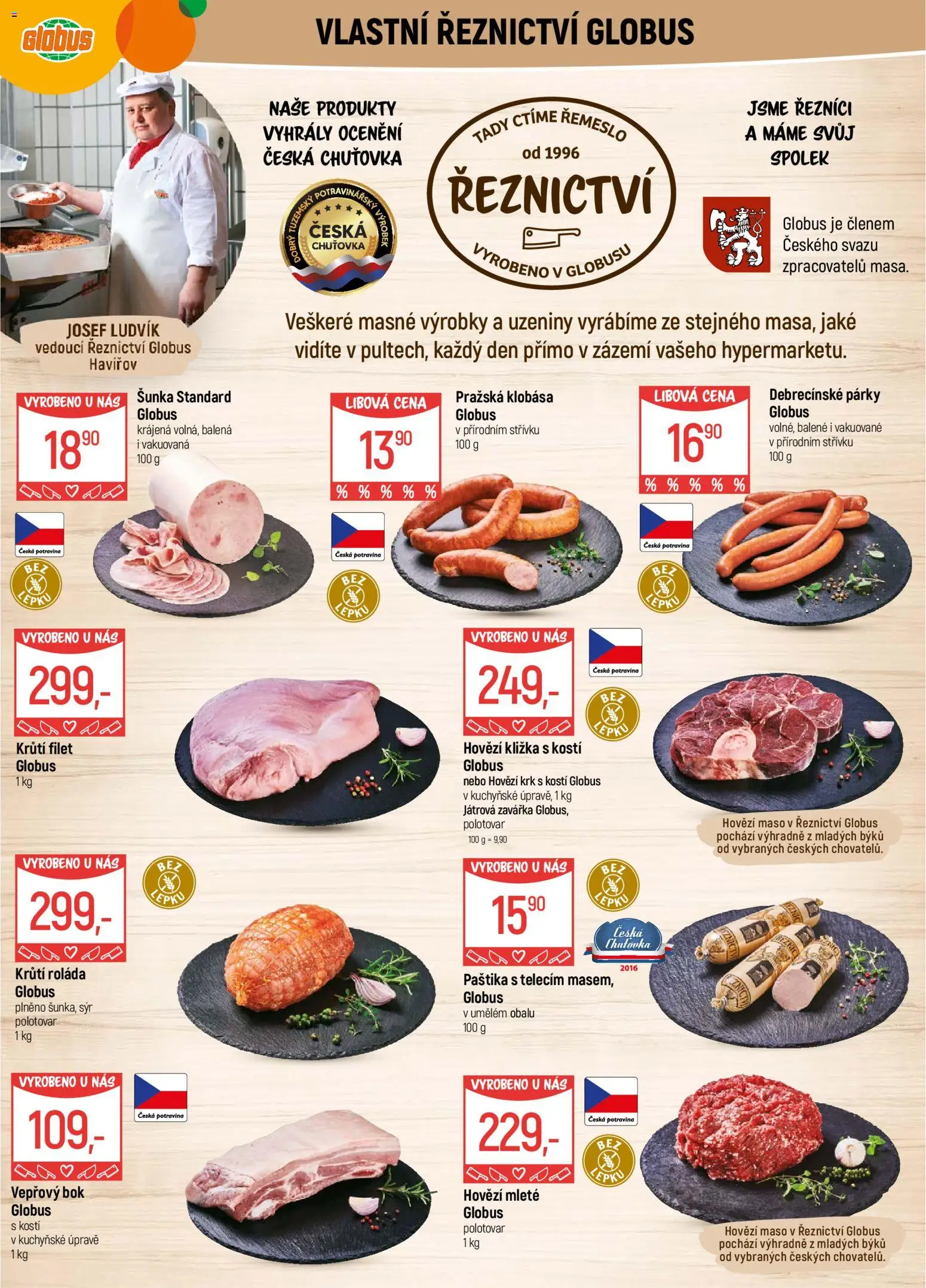 Globus leták - Havířov od 04.03.2026 | Strana: 5 | Produkty: Sýr, Šunka, Hovězí kližka, Maso