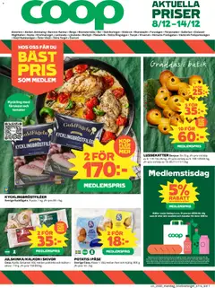 Coop - Alsterbro - Förhandsvisning av reklamblad från butik Coop aktuell från 08.12.2025