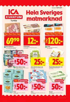 ICA Kvantum - Tumba - Förhandsvisning av reklamblad från butik ICA Kvantum aktuell från 08.09.2025