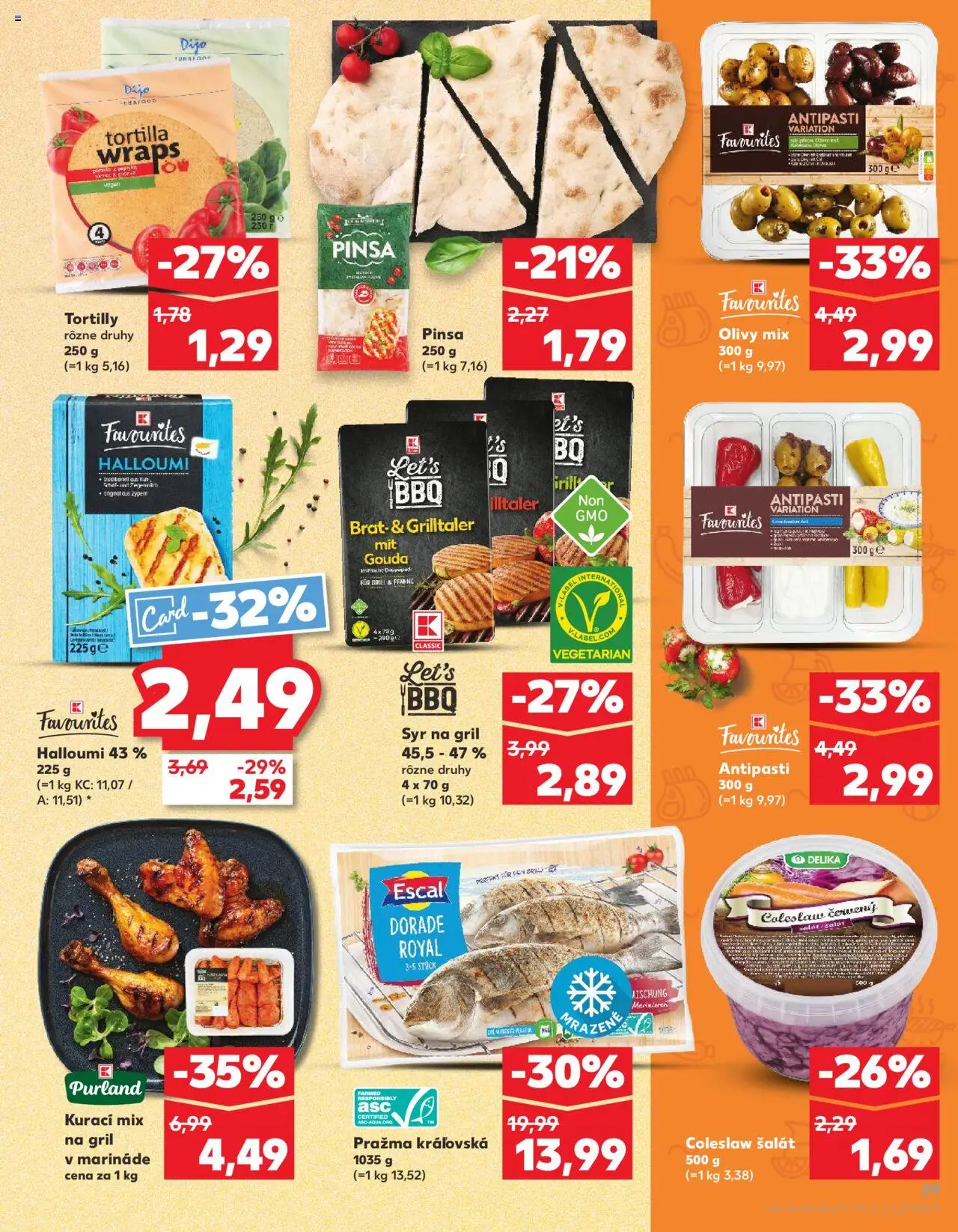 Kaufland Partizánske │ platný od 10.07.2025 | Strana: 29 | Produkty: Gril, Syr, Tortilla, Gouda