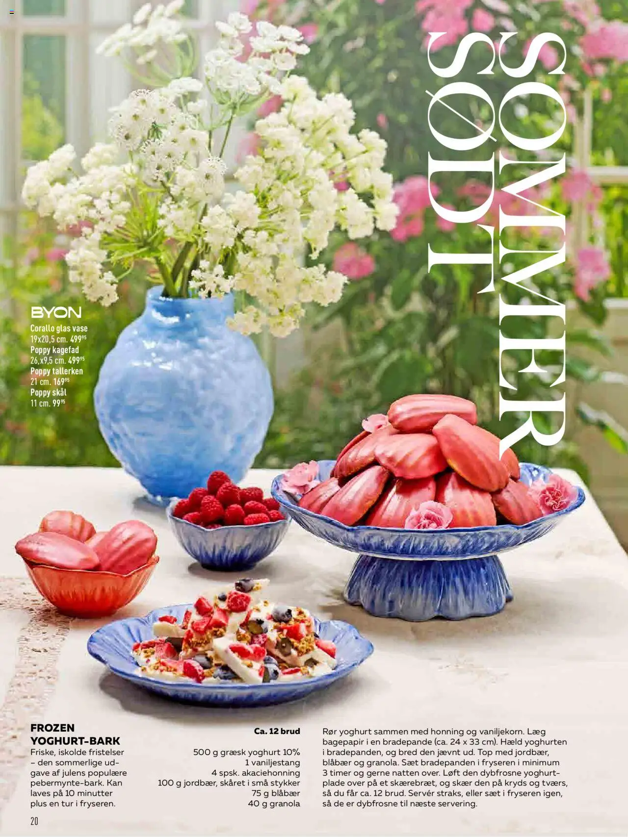 Imerco Tilbudsavis gyldig fra 13.05.2025 | Side: 20 | Produkter: Blåbær, Yoghurt, Vase, Honning
