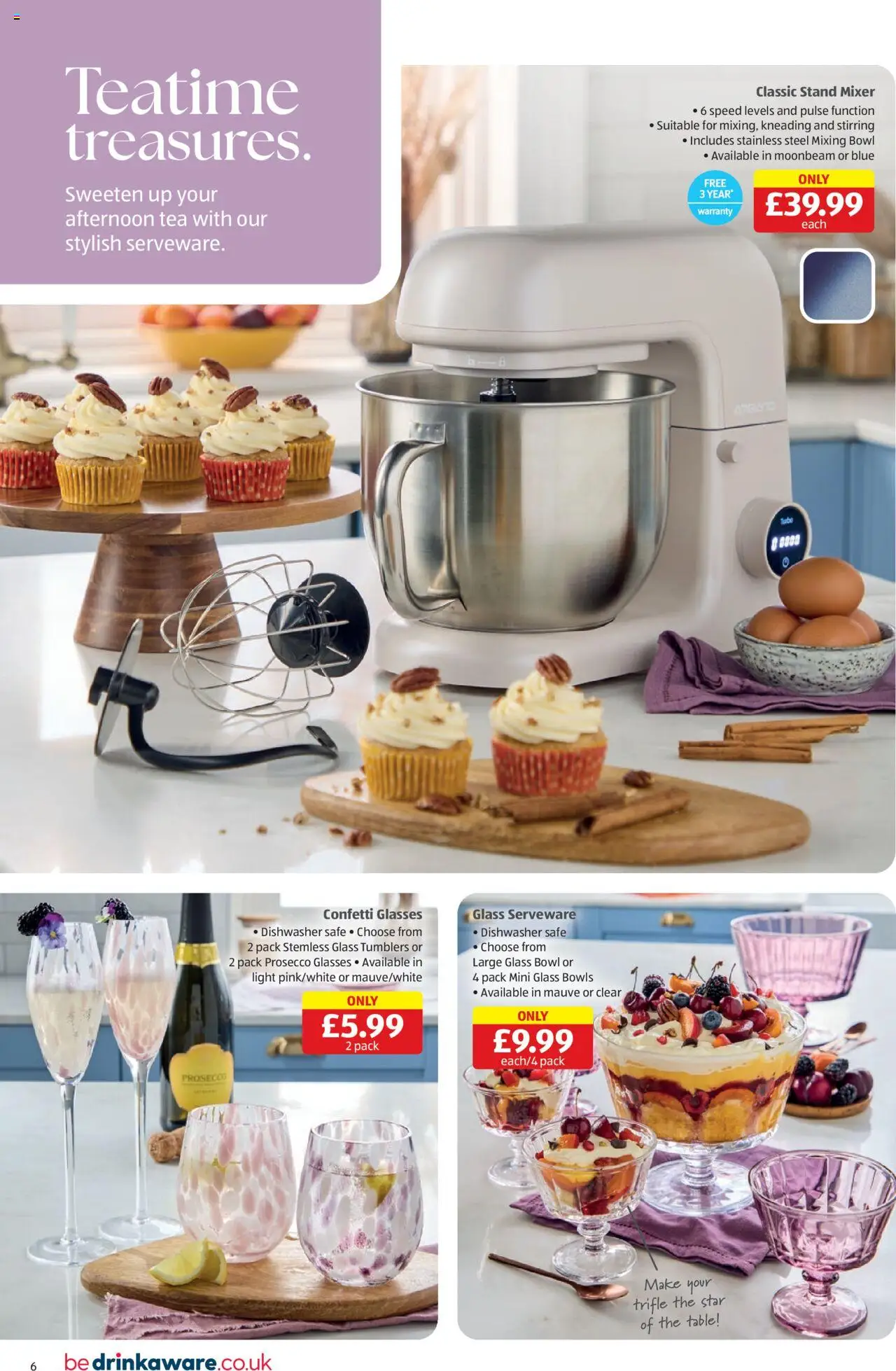  | Page: 6 | Products: Tea, Glasses, Bowl, Mixer
