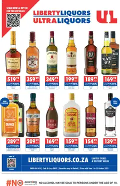 Ultra Liquors specials catalogue – valid from 01.10.2025