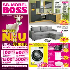 SB Möbel Boss Prospekt 	 ab 25.04.2026 gültig