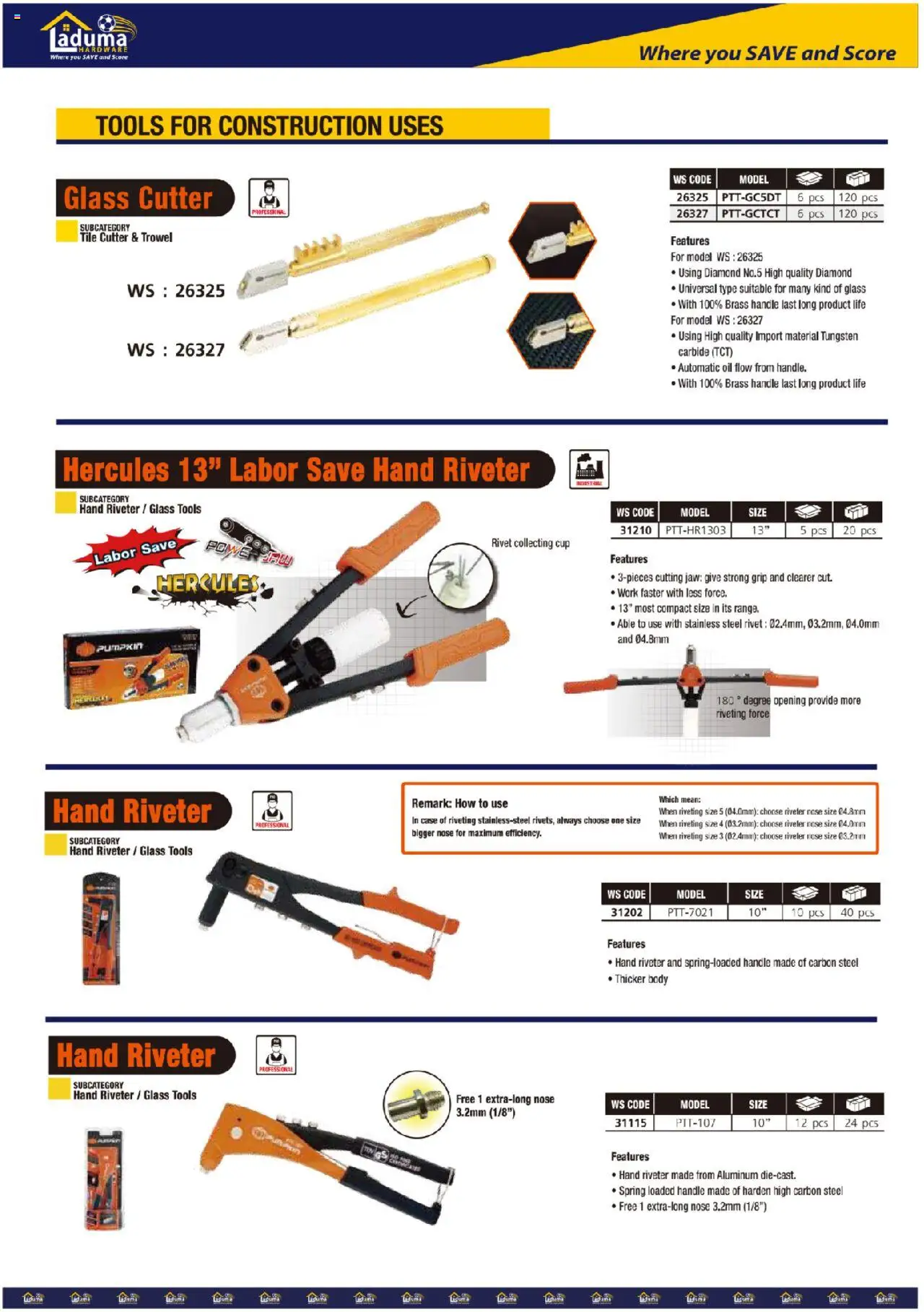 New Laduma Hardware catalogue – valid from 01.06.2024 | Page: 13 | Products: Case, Cutter, Oil